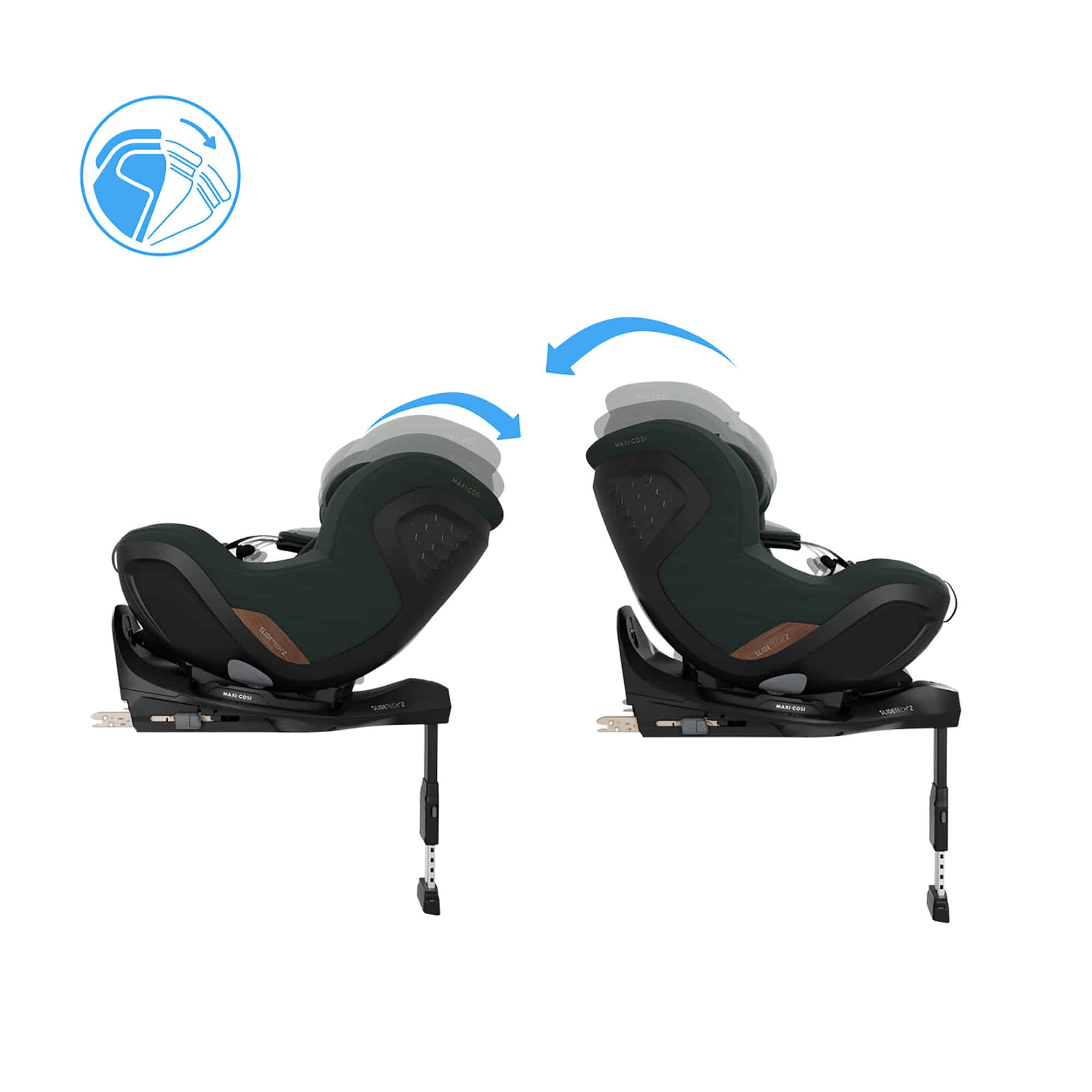 Reboarder 0-18 kg, Gruppe 0+/1, MAXI-COSI Premium, Grün – Produktansicht