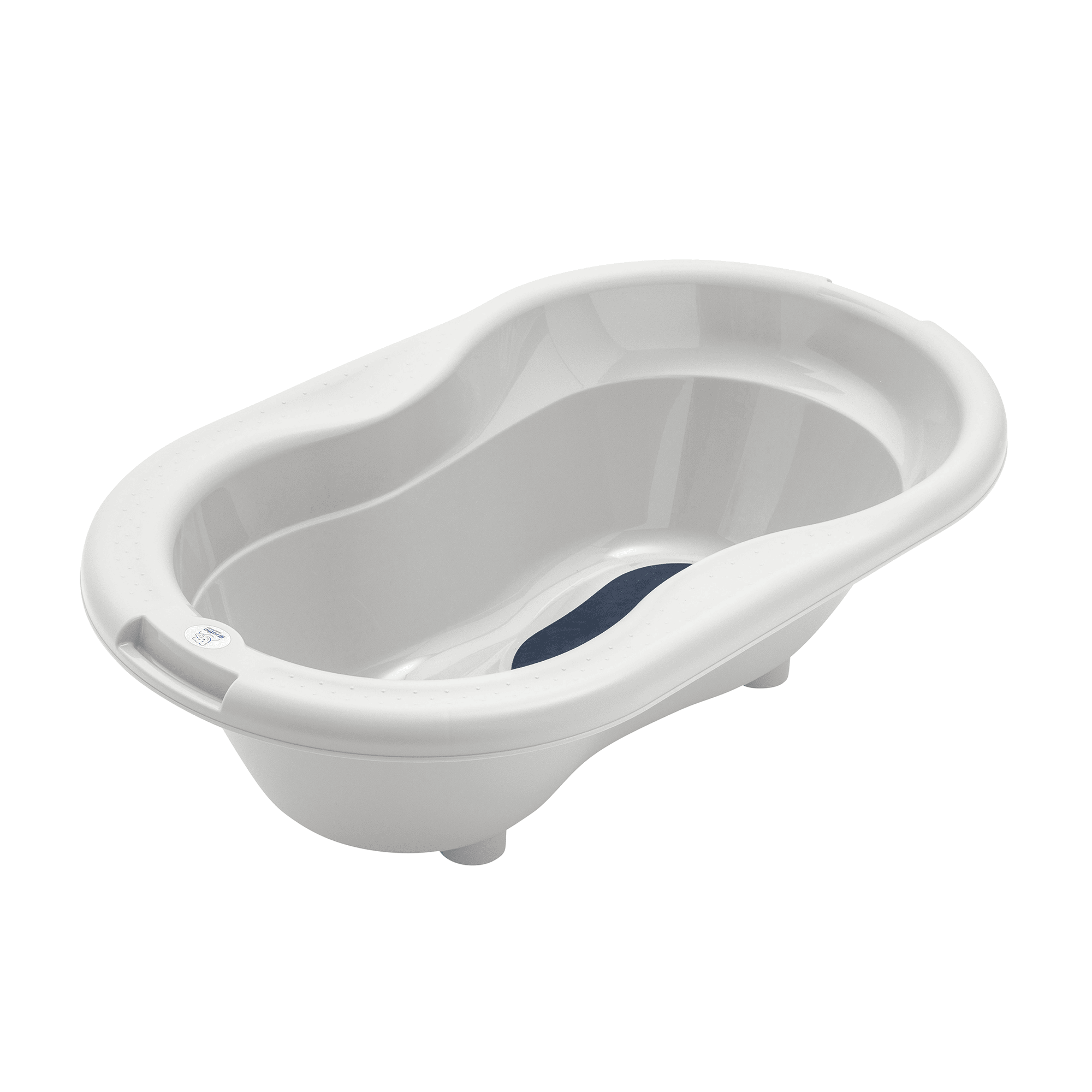 Badewannen, rotho Babydesign, Weiß – Besonderheit: sicherer Halt durch Anti-Rutsch-Matte