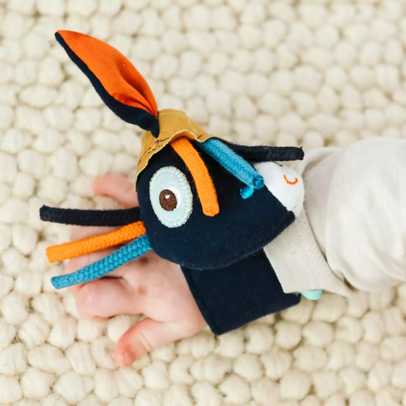 Kuscheltiere, Lilliputiens, Blau – Besonderheit: für Babys Hand- oder Fußgelenk
