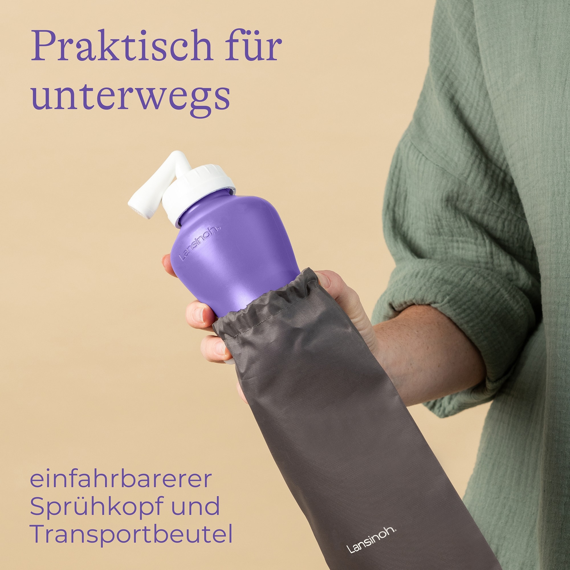 Körperpflege, Lansinoh, Lila – Produktansicht