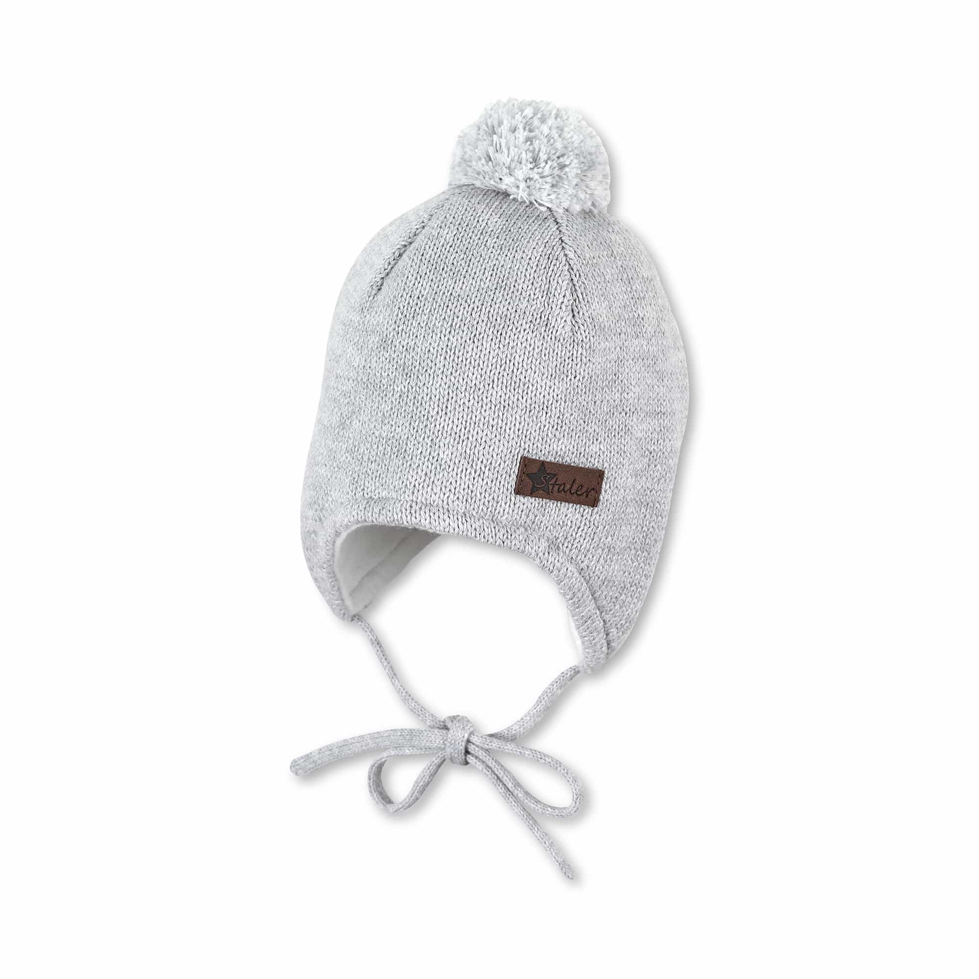 Wintermützen, Sterntaler, Grau – Besonderheit: 100% Bio-Baumwolle