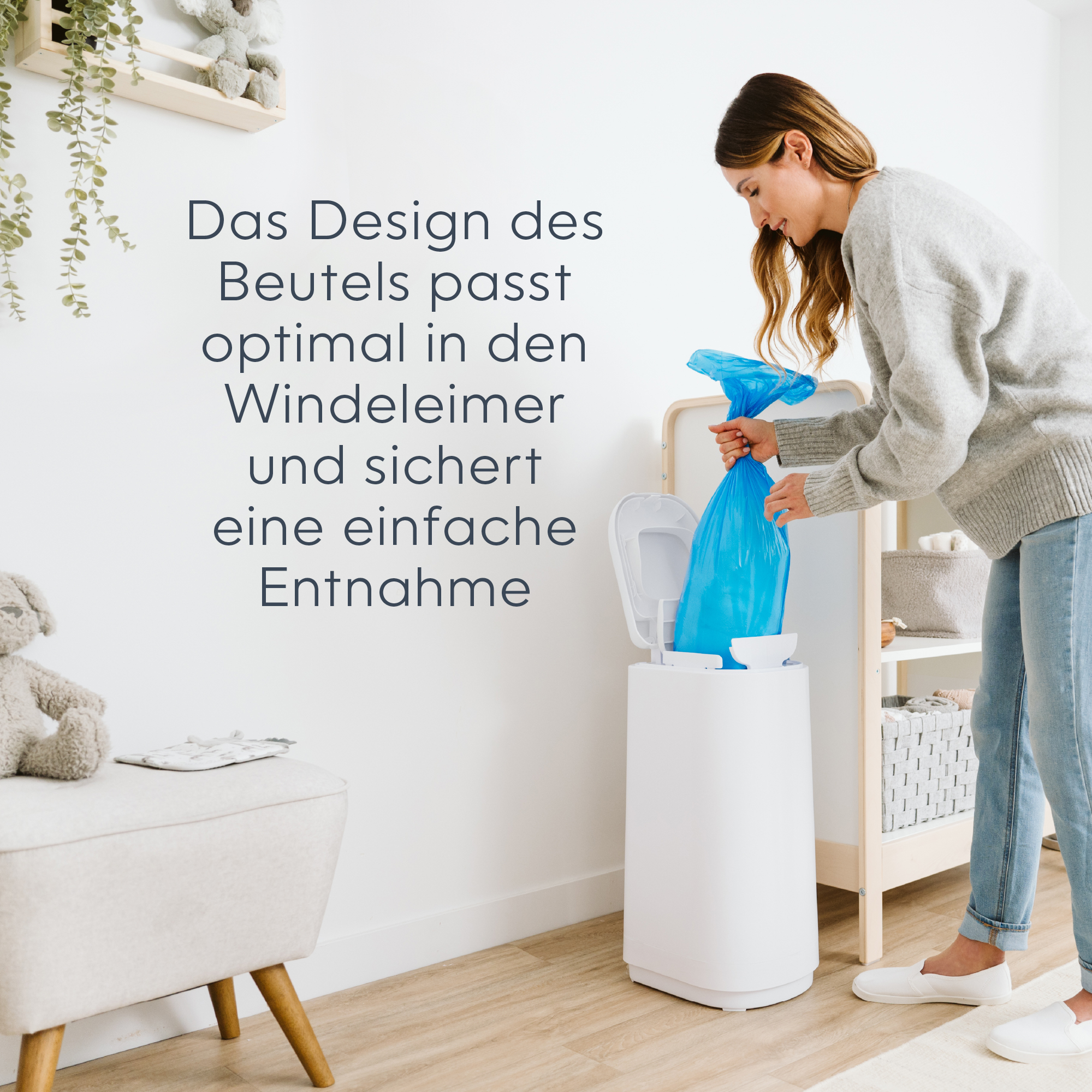 Windeleimer, Angelcare, Blau – Produktansicht