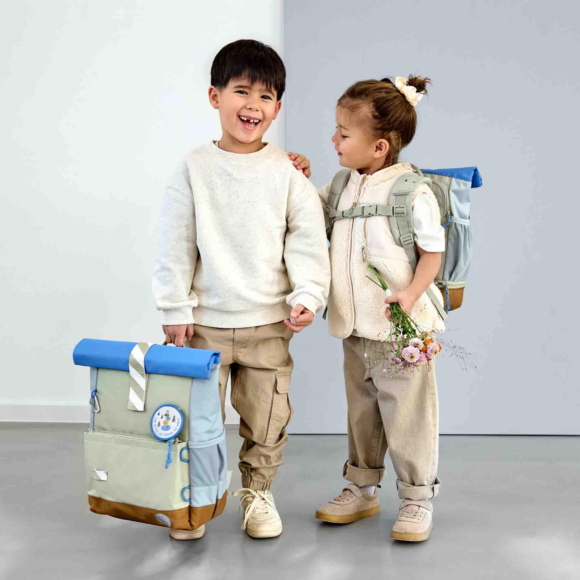 Kinderrucksäcke, LÄSSIG, Blau – Produktansicht