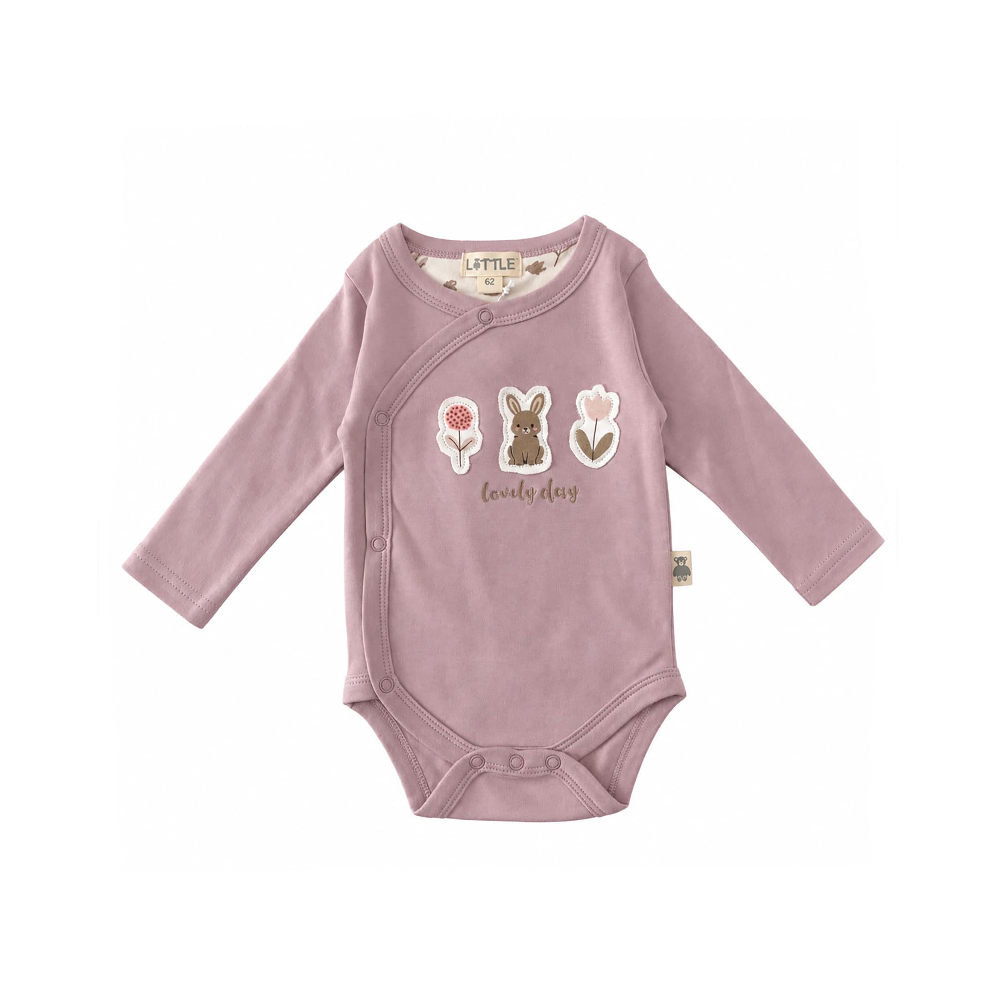 Wickelbodys, LITTLE, Pink – Produktansicht