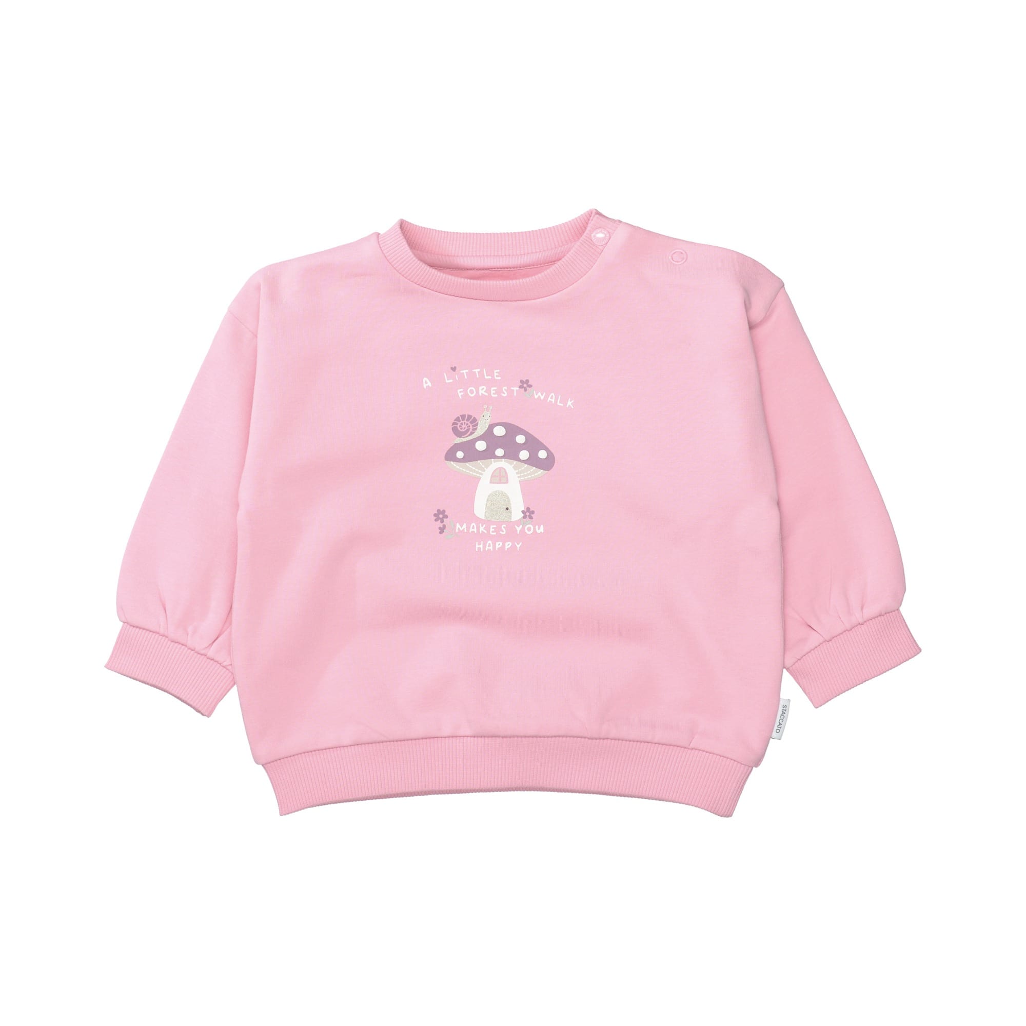 Pullover & Sweatshirts, STACCATO, Pink – Besonderheit: aus 95% Baumwolle