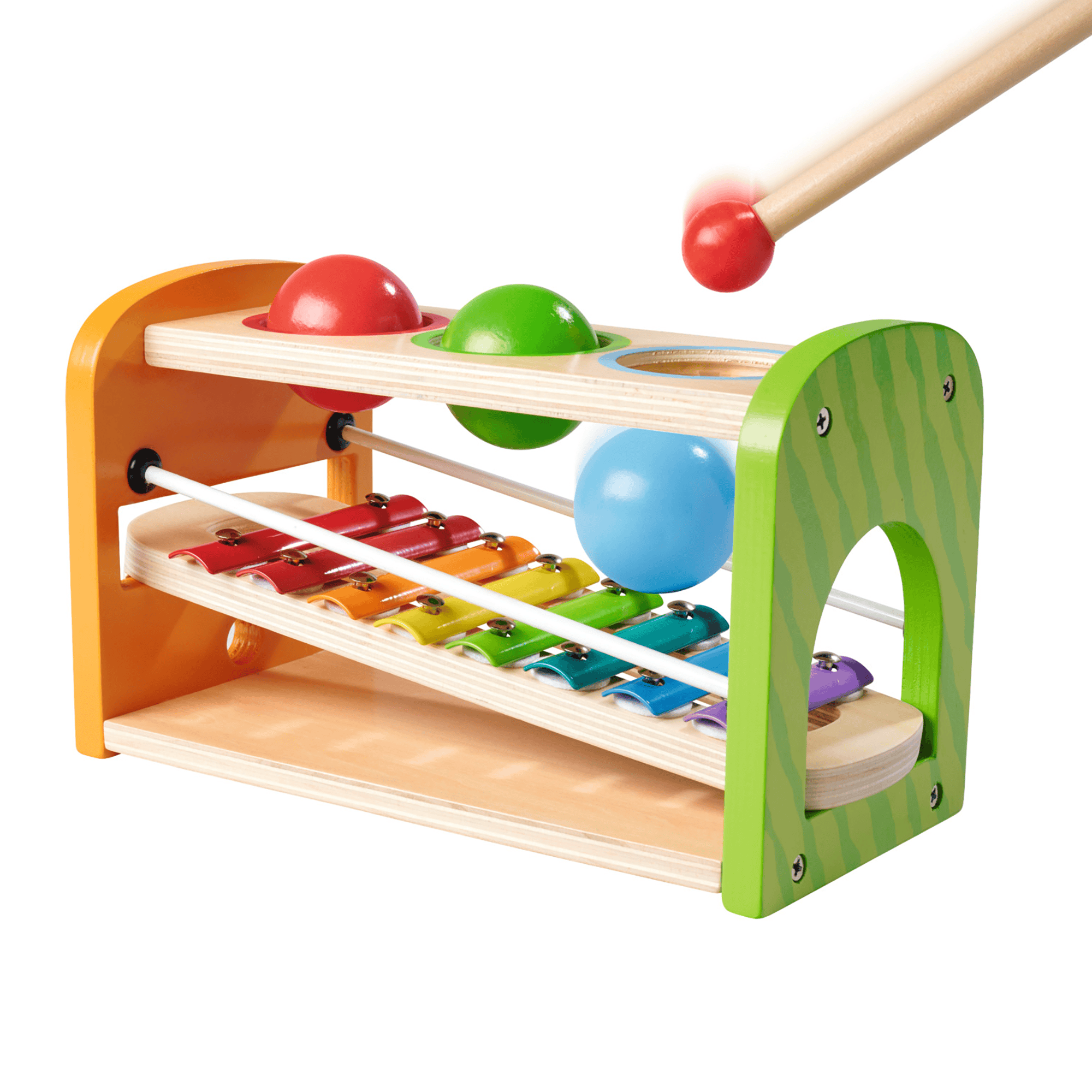 Holzspielzeug, Eichhorn, Mehrfarbig – Produktansicht