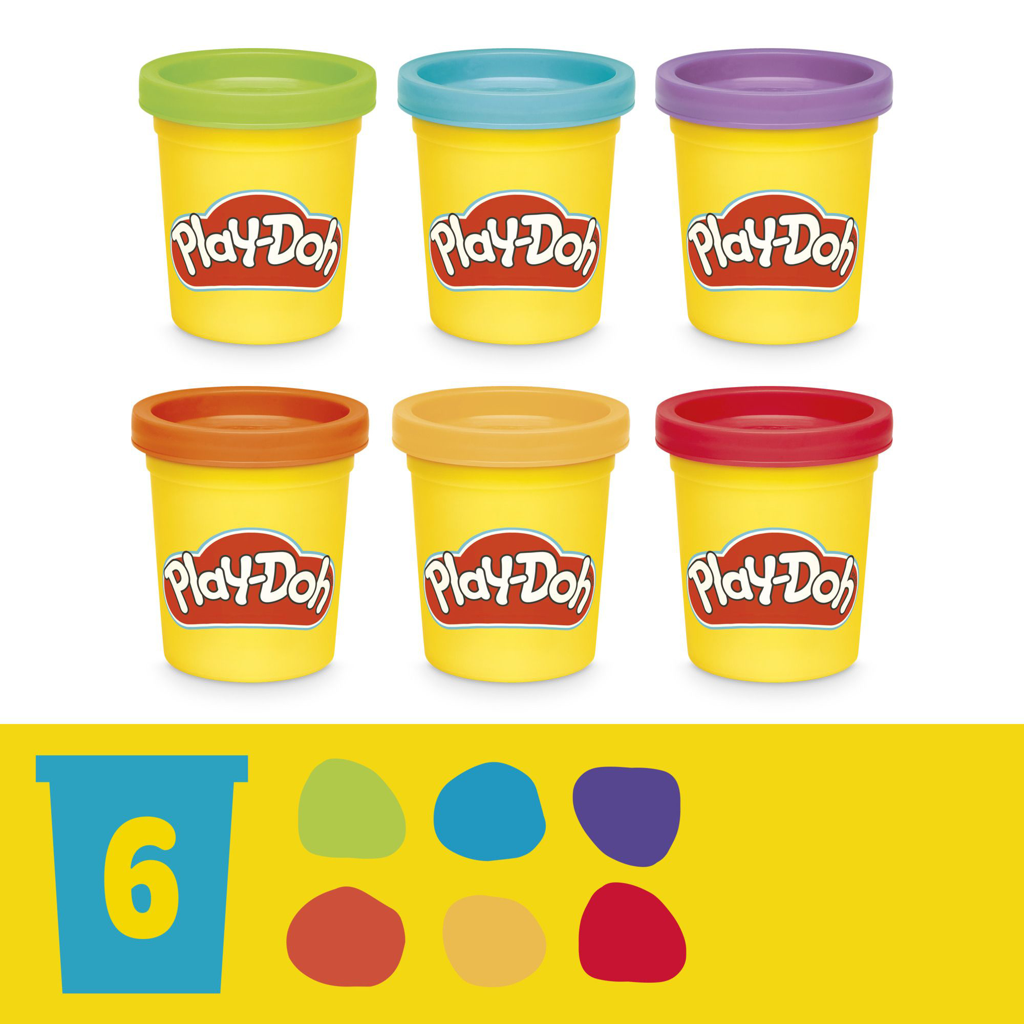 Malen & Kneten, Play-Doh, Mehrfarbig – Produktansicht