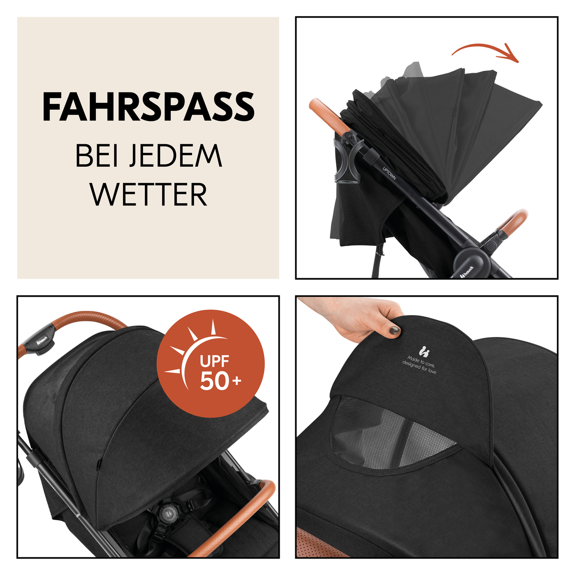Buggys, hauck, Schwarz – Produktansicht