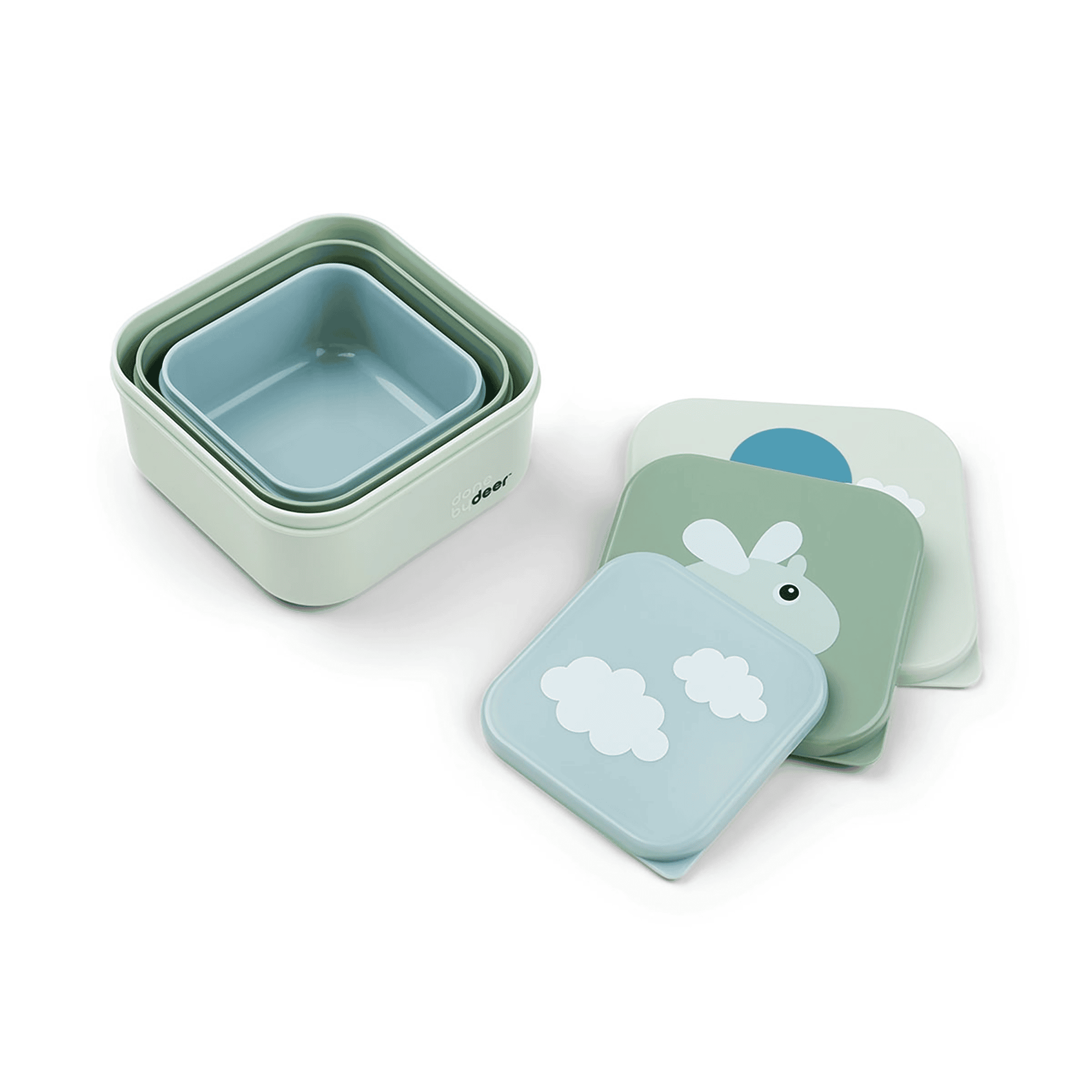 Snack Box-Set Happy Clouds done by deer Grün Grün 2000584345700 1