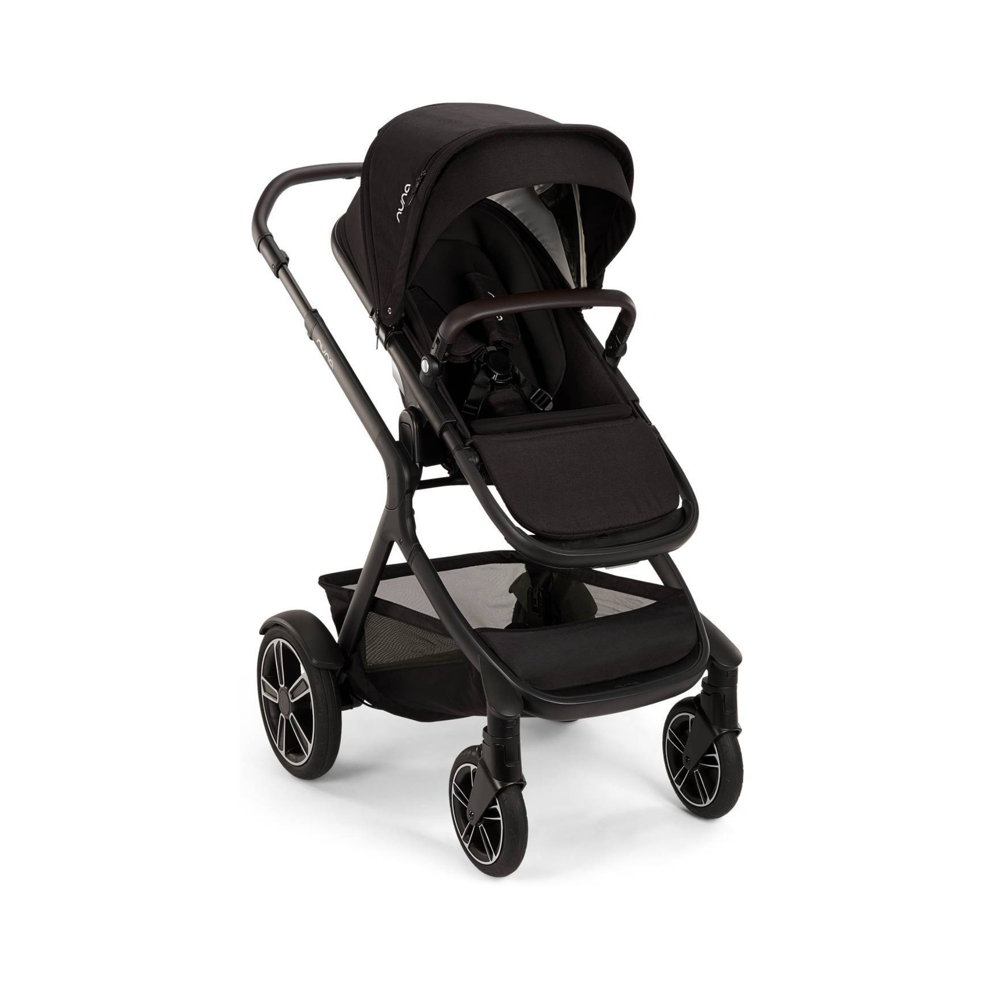 Kombi-Kinderwagen, nuna, Schwarz – Besonderheit: Kinderwagen – geeignet ab 6 Monate bis ca. 5 Jahre (22 kg)

