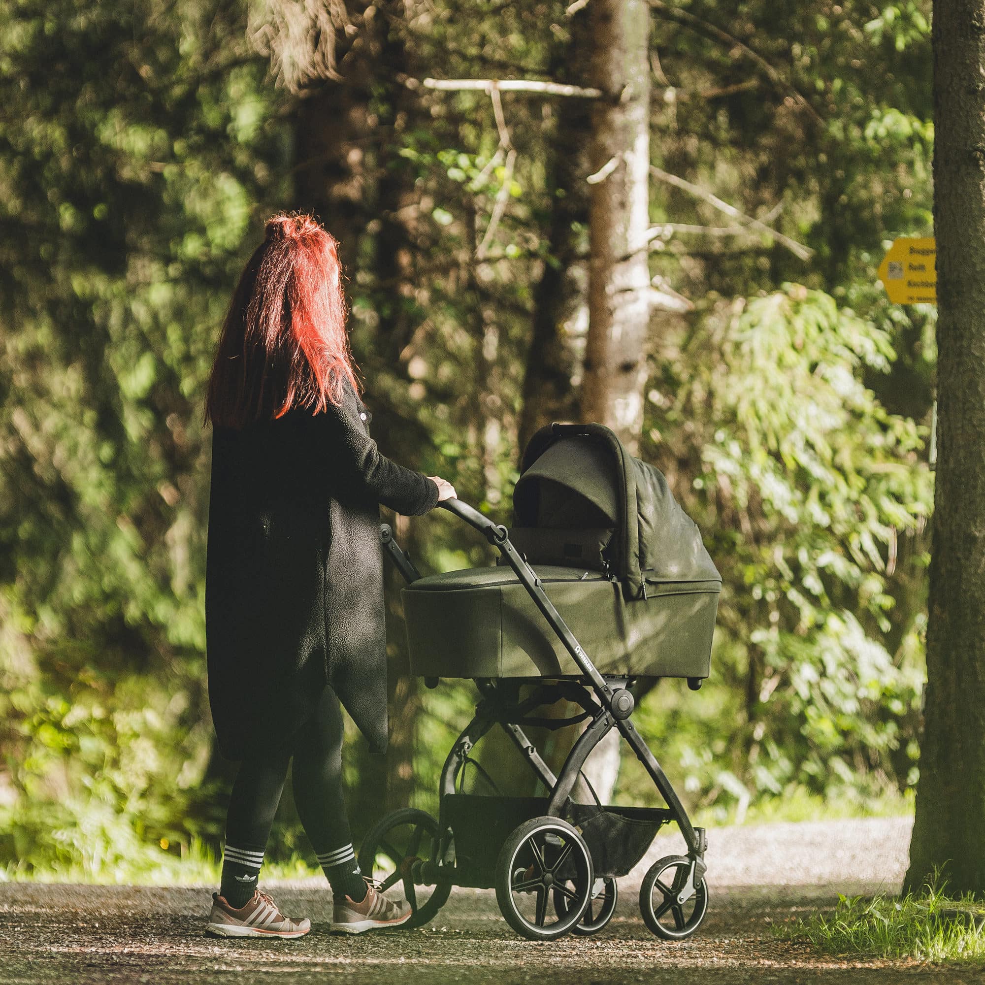 Kombi-Kinderwagen, GESSLEIN, Grün – Produktansicht