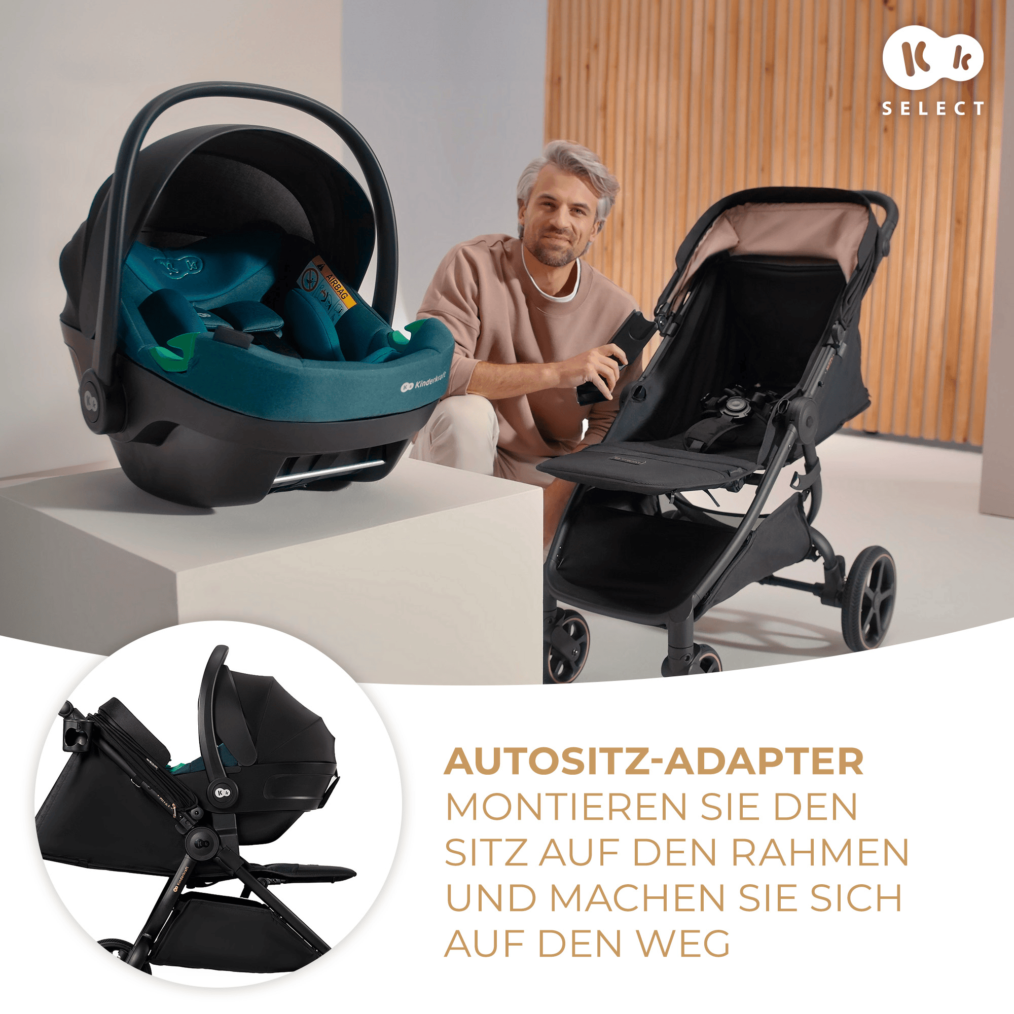 Produkte, Kinderkraft, Schwarz – Produktansicht