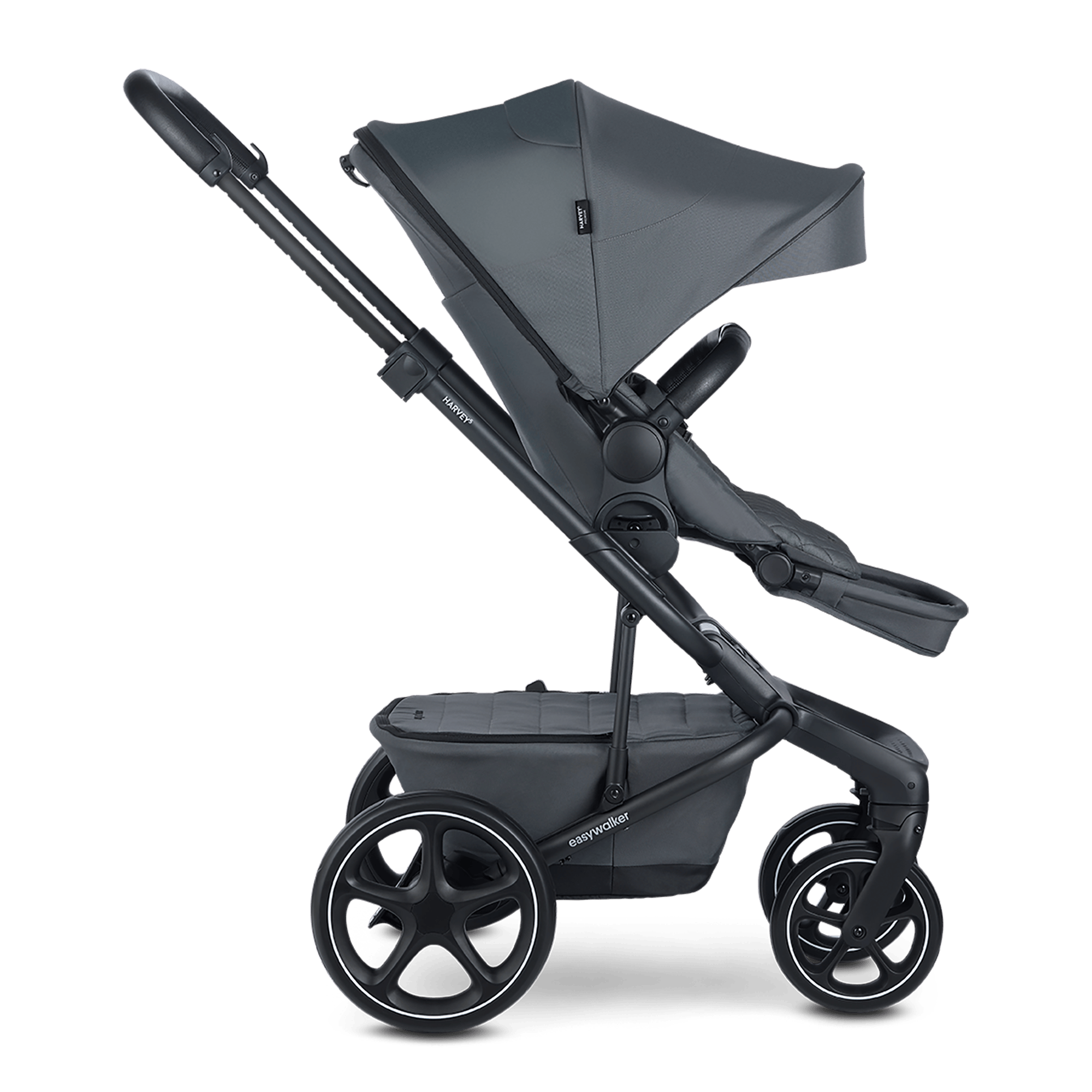 Kombi-Kinderwagen, easywalker, Grau – Produktansicht