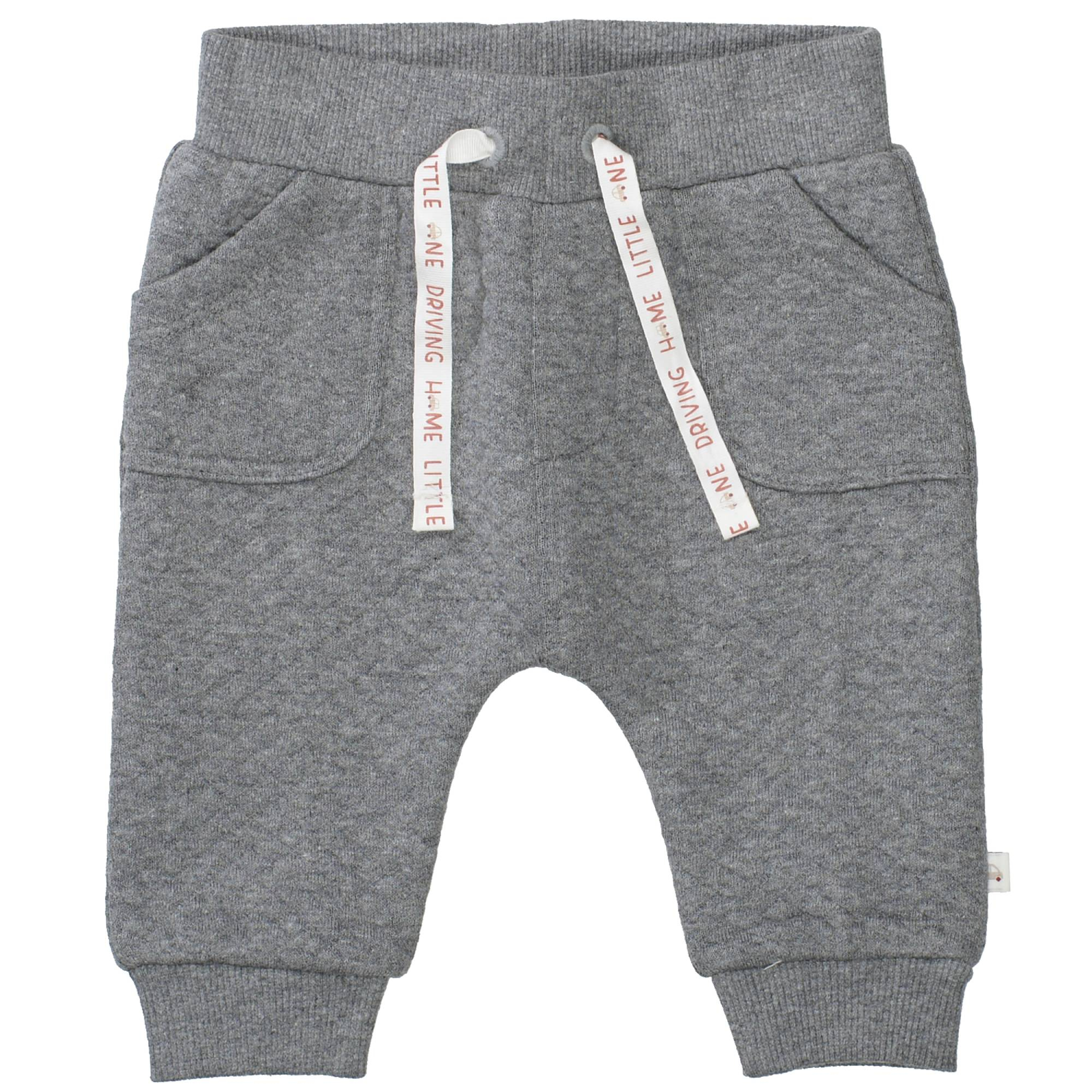 Jogginghosen, STACCATO, Grau – Besonderheit: aus 80% Baumwolle