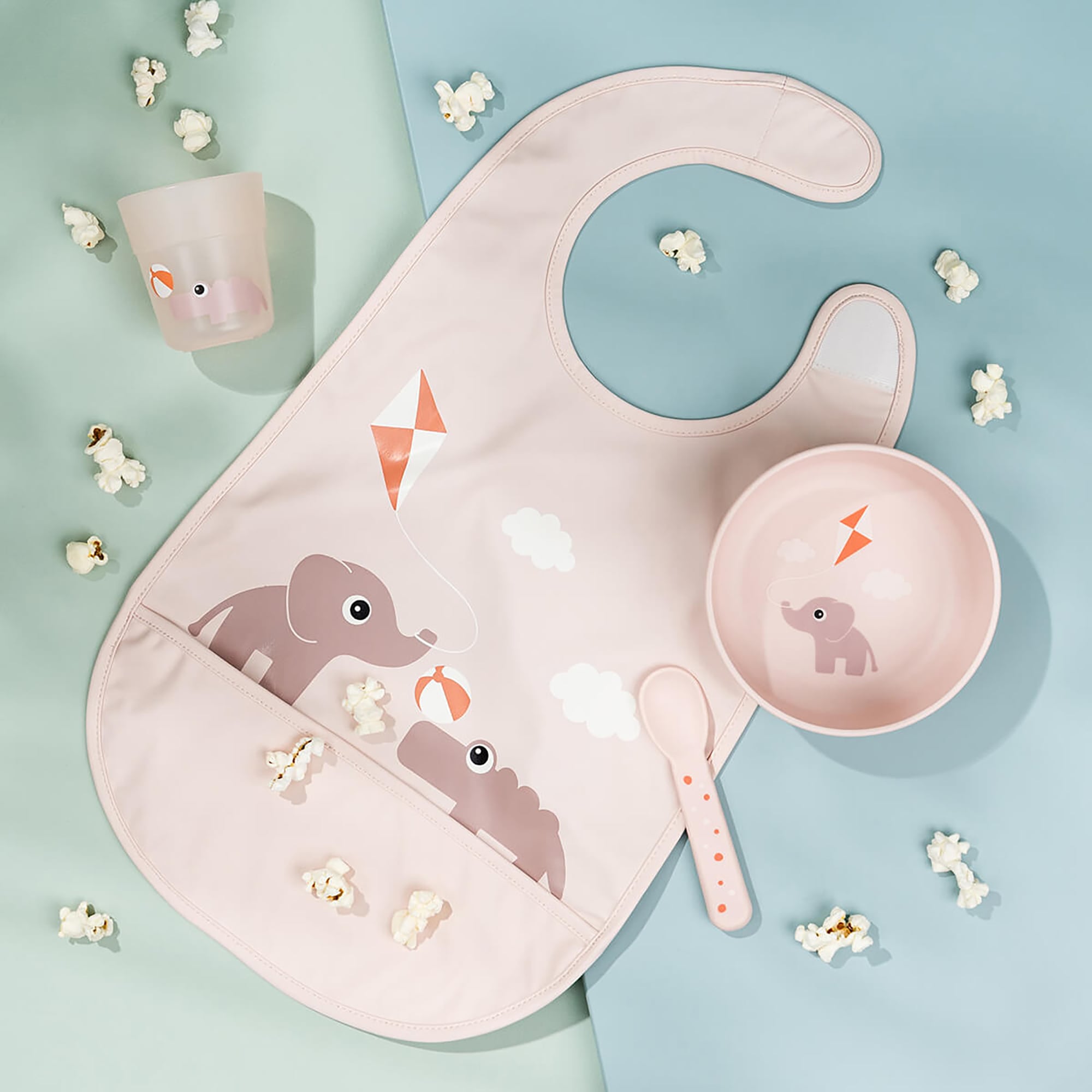 Lätzchen, done by deer, Pink – Produktansicht