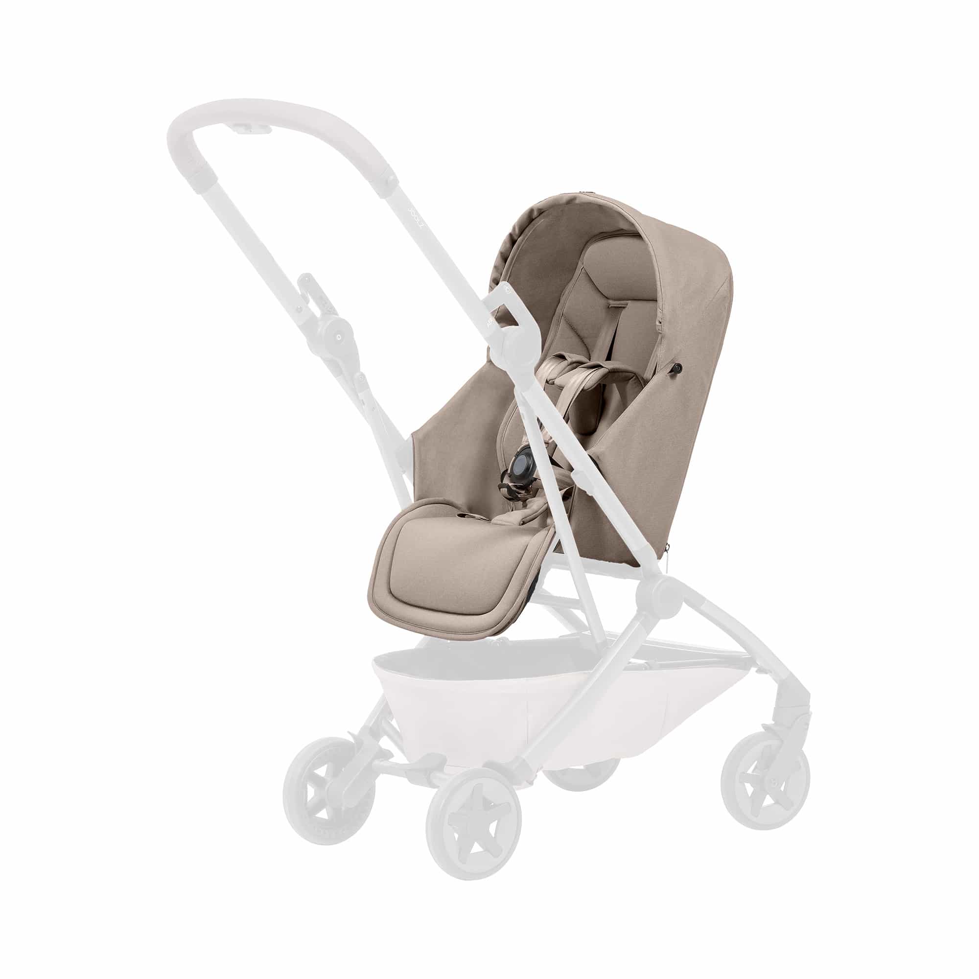 Kinderwagen Zubehör, JOOLZ, Beige – Besonderheit: weiches Neugeborenen-Nest, das ganz einfach auch zu einem Sitz umfunktioniert werden kann