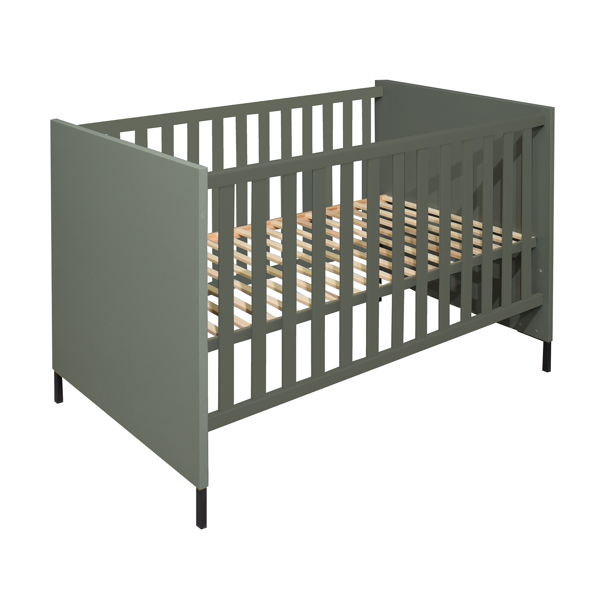 Babyzimmer Sets, Mäusbacher, Grün – Besonderheit: Set bestehend aus Kinderbett und breiter Wickelkommode