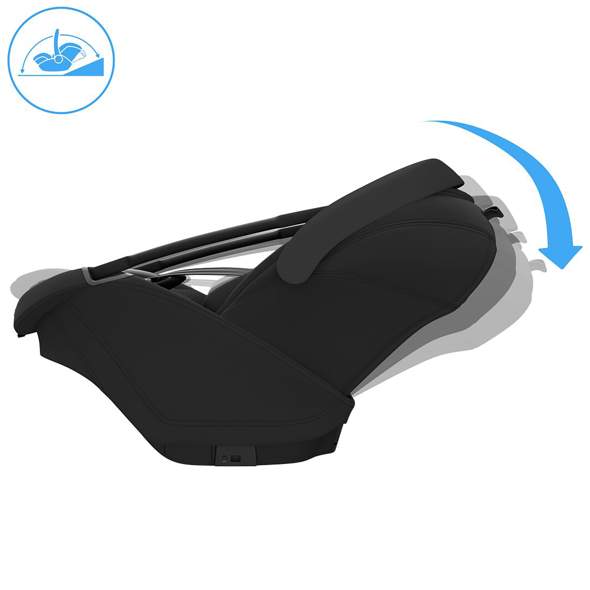 Babyschalen 0-13 kg, Gruppe 0+, MAXI-COSI Premium, Schwarz – Produktansicht