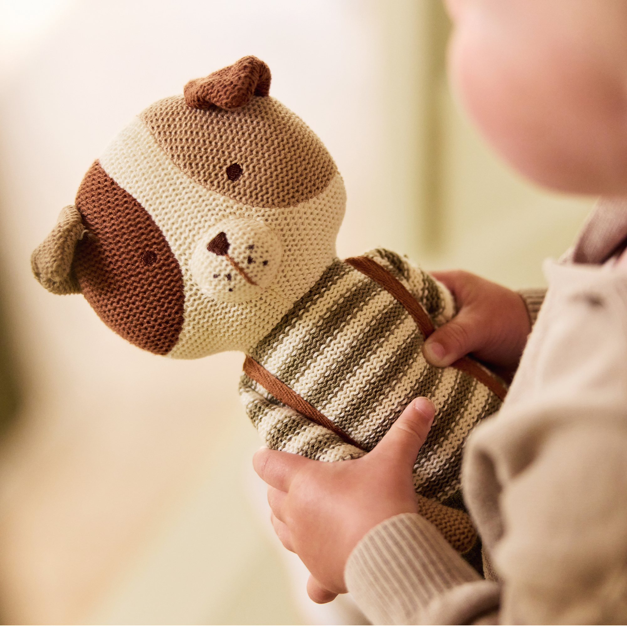 Puppen & Puppenwagen, jollein, Mehrfarbig – Besonderheit: ideal zum Kuscheln und Schmusen
