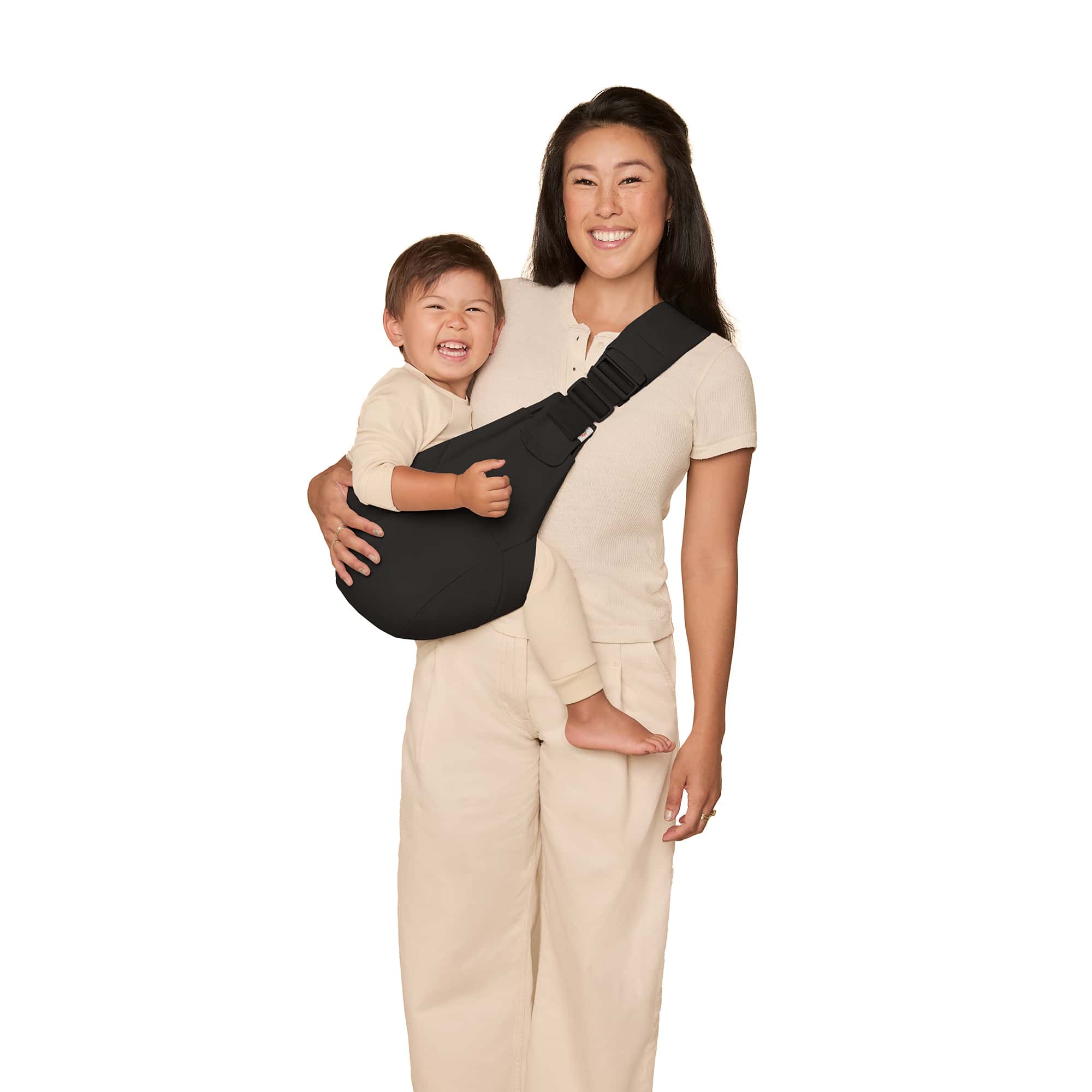 Hüfttragen, ERGObaby, Schwarz – Besonderheit: ideal für Kinder im Alter von ca. 6-48 Monaten