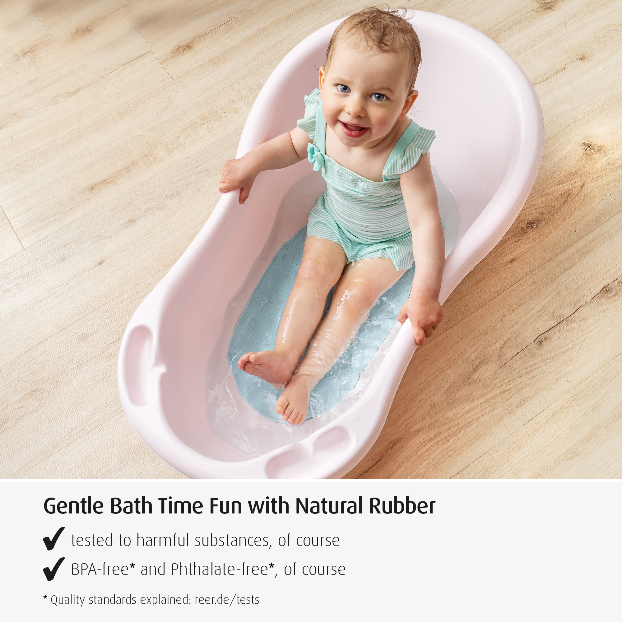 Badewannen, reer, Blau – Produktansicht