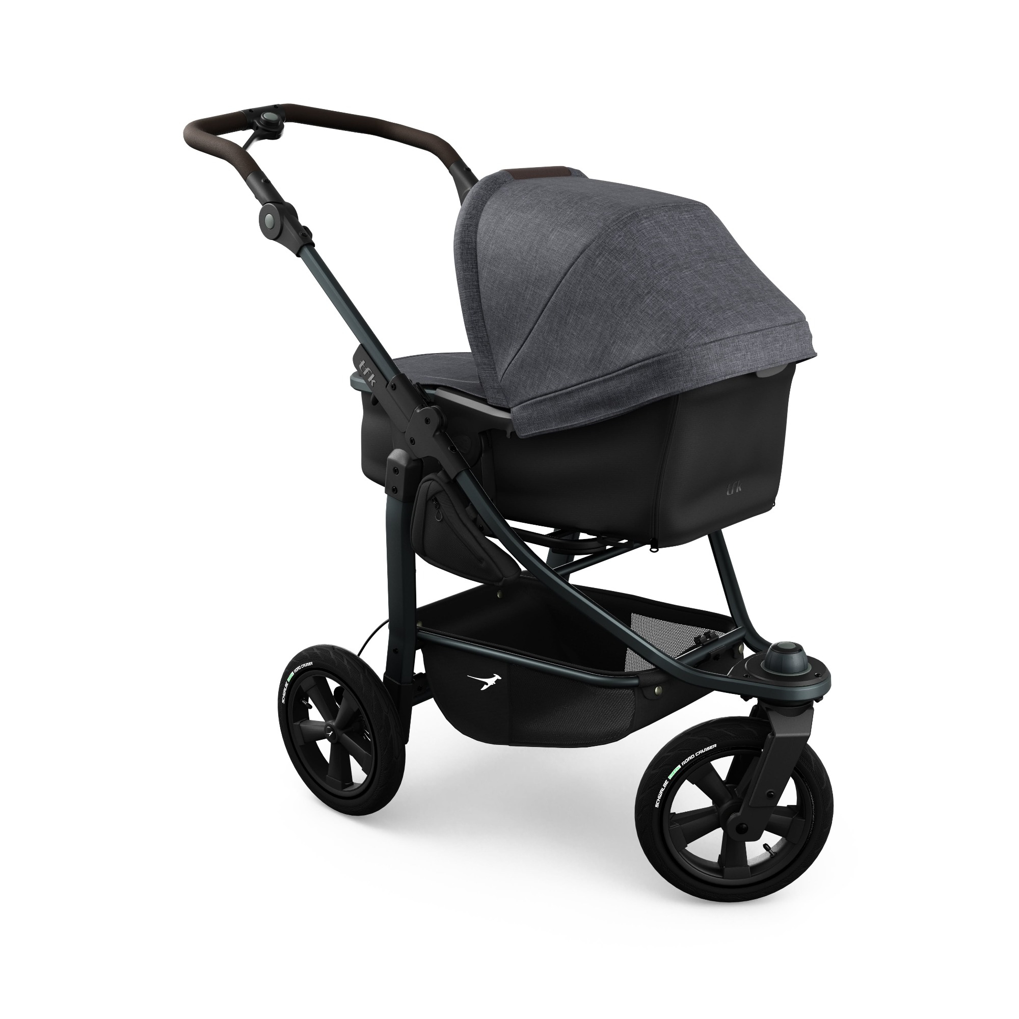 Kombi-Kinderwagen, tfk, Schwarz – Produktansicht