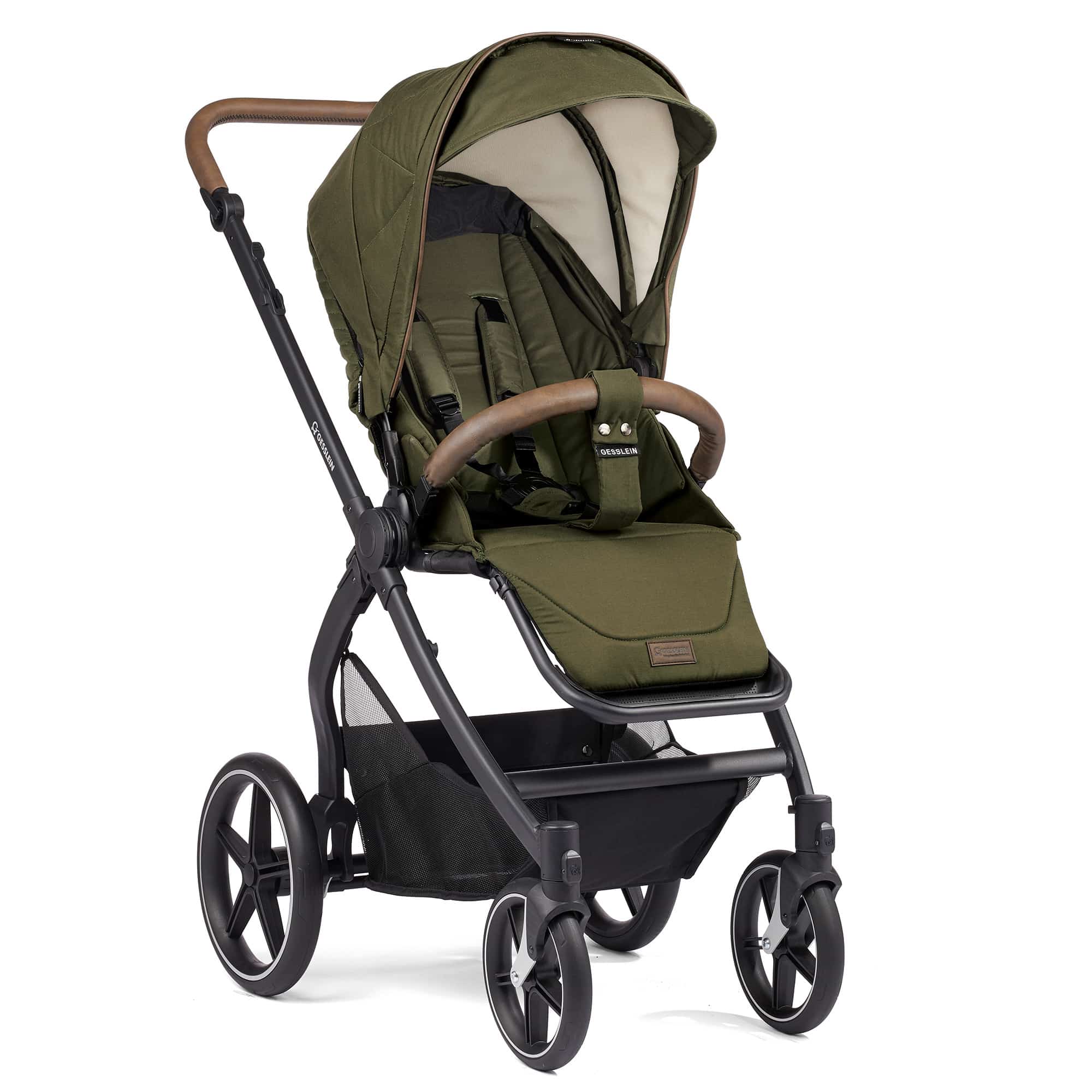 Kombi-Kinderwagen, GESSLEIN, Grün – Produktansicht