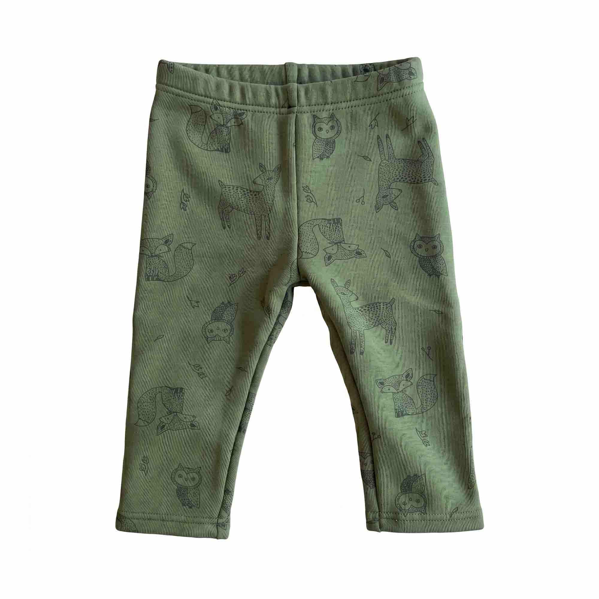 Thermoleggings, LITTLE ONE, Grün – Produktansicht