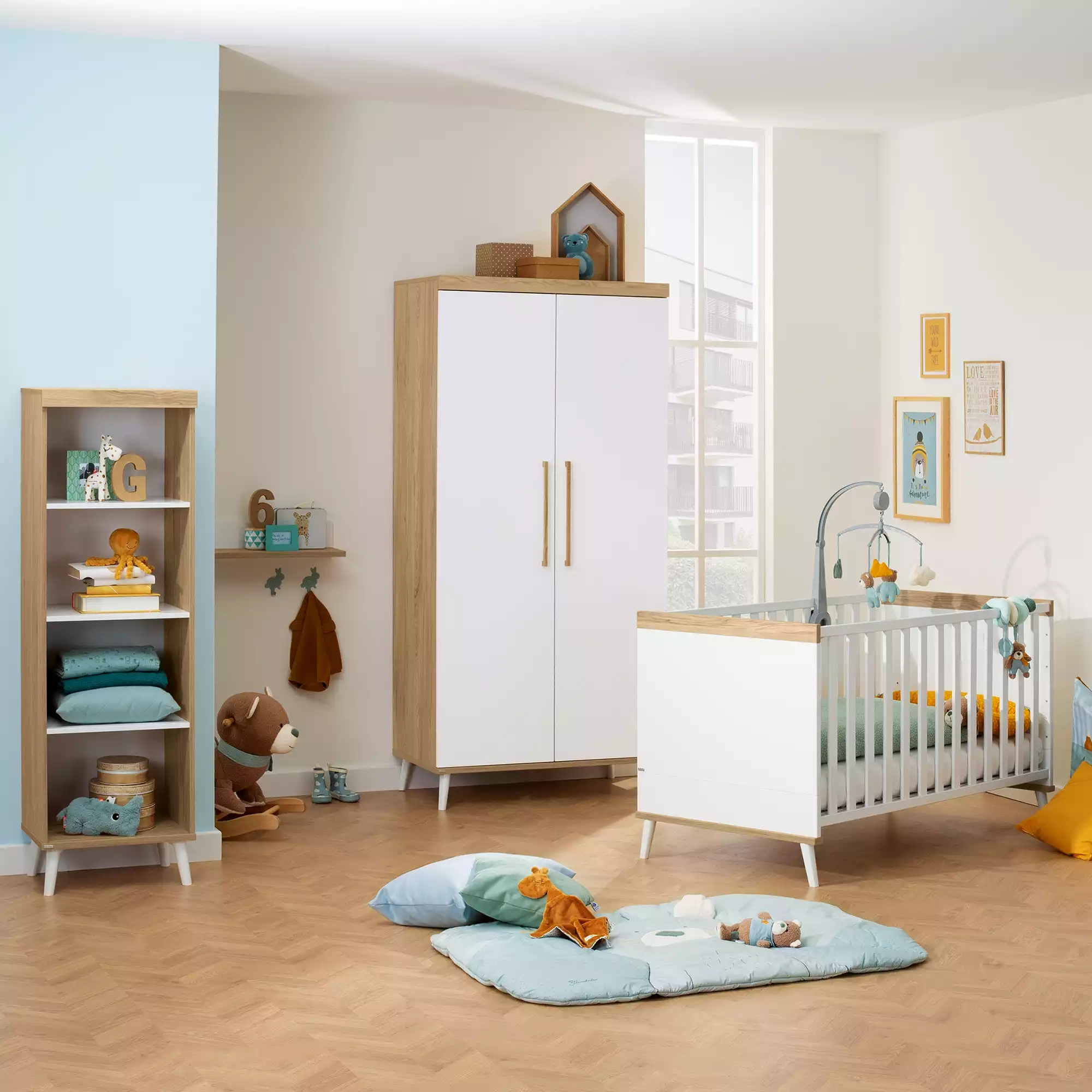 Gitterbetten, PAIDI, Weiß – Besonderheit: 4-fach höhenverstellbares AIRWELL® Comfort Federleistenrost