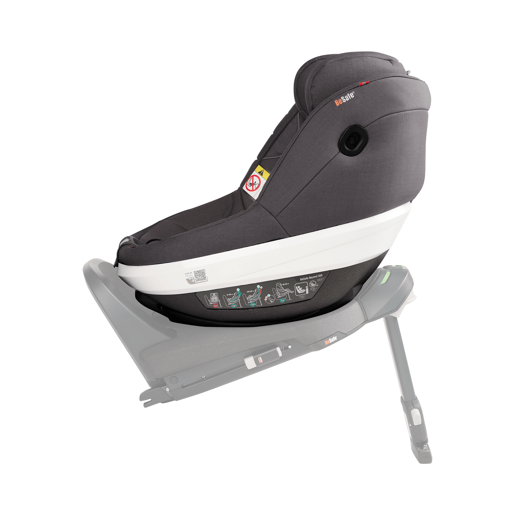 Kindersitze 9-18 kg, Gruppe 1, BeSafe, Grau – Produktansicht