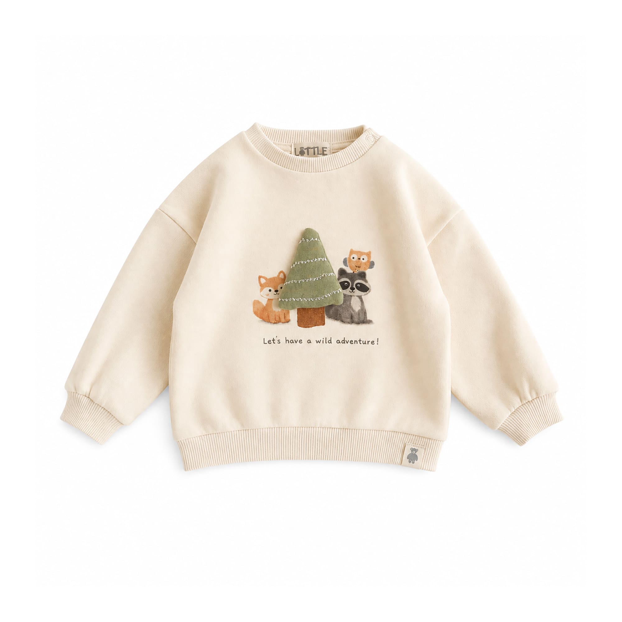 Pullover & Sweatshirts, LITTLE, Weiß – Produktansicht