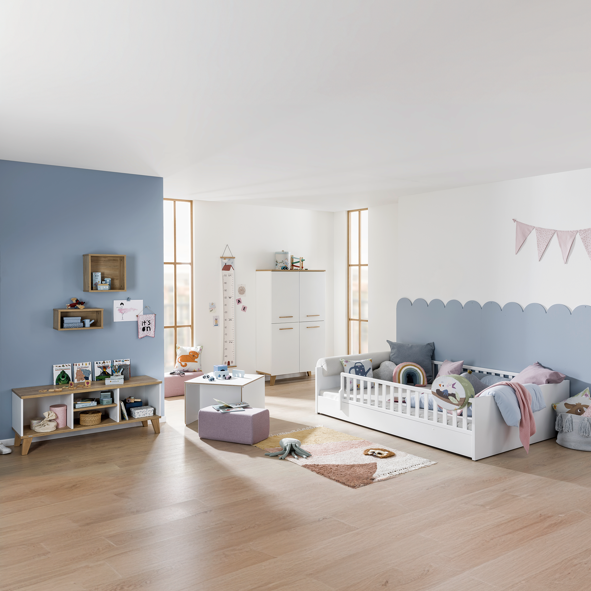 Bodenbetten, PAIDI, Weiß – Produktansicht