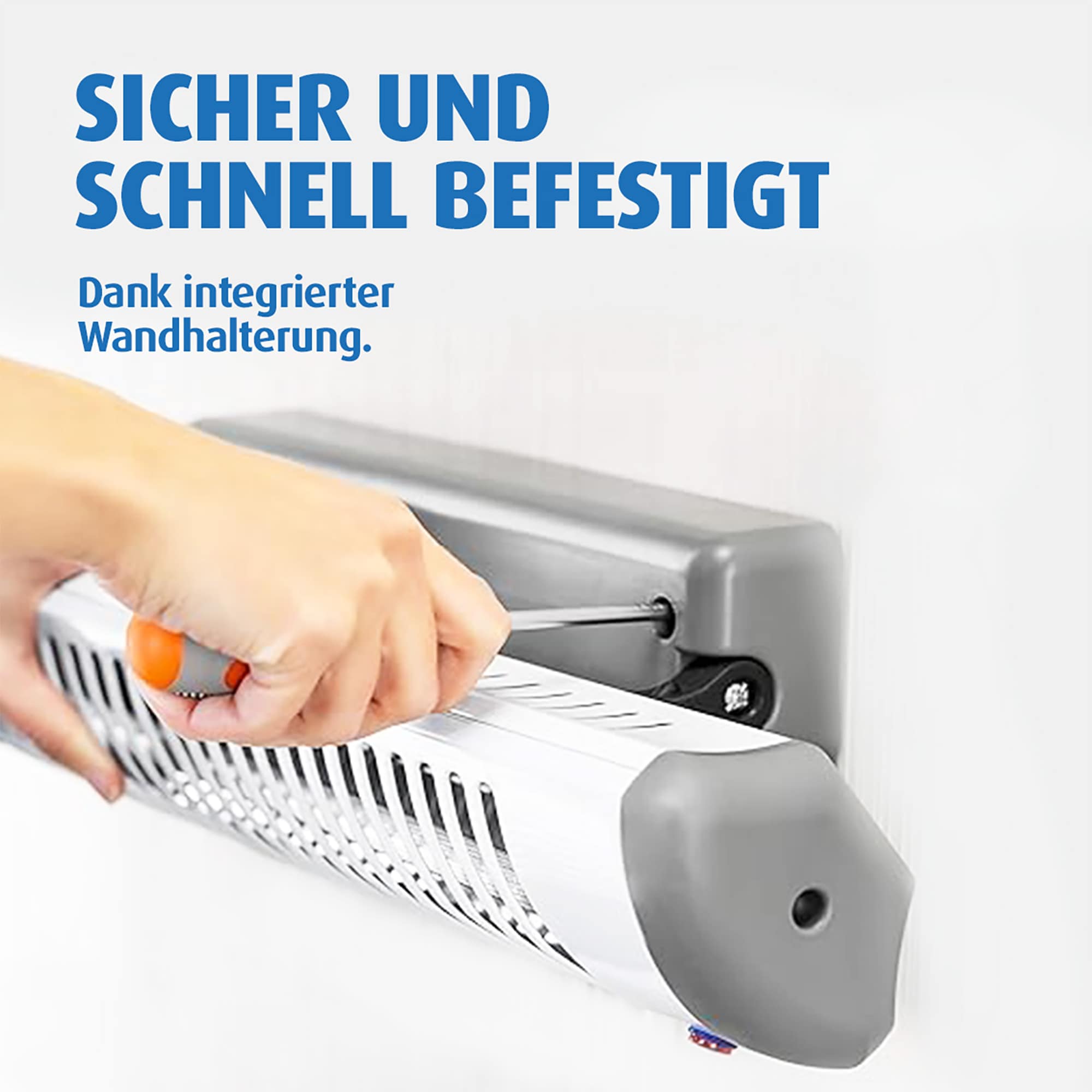 Heizstrahler, reer, Weiß – Produktansicht