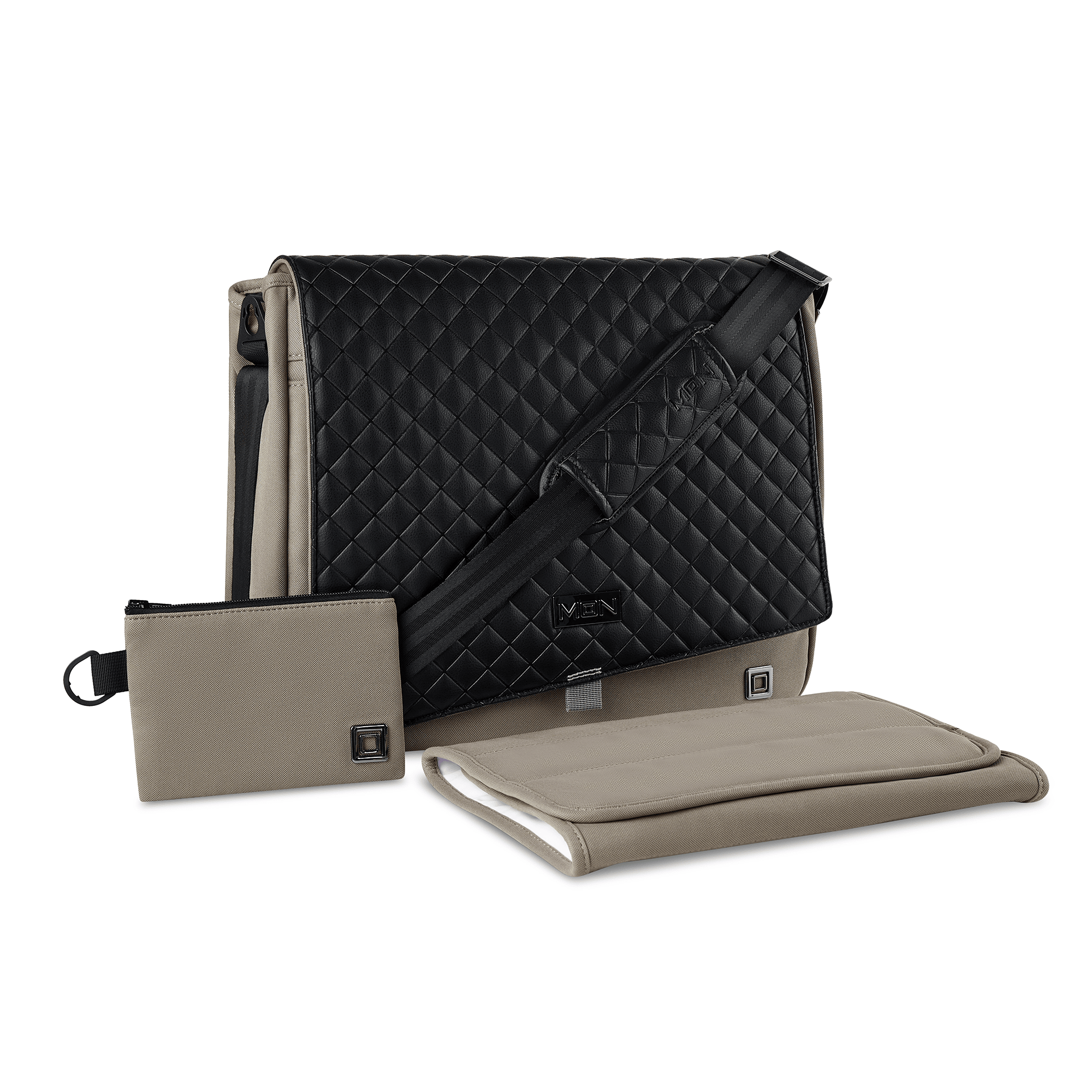 MOON Premium Wickeltasche Mud | in Braun | BabyOne