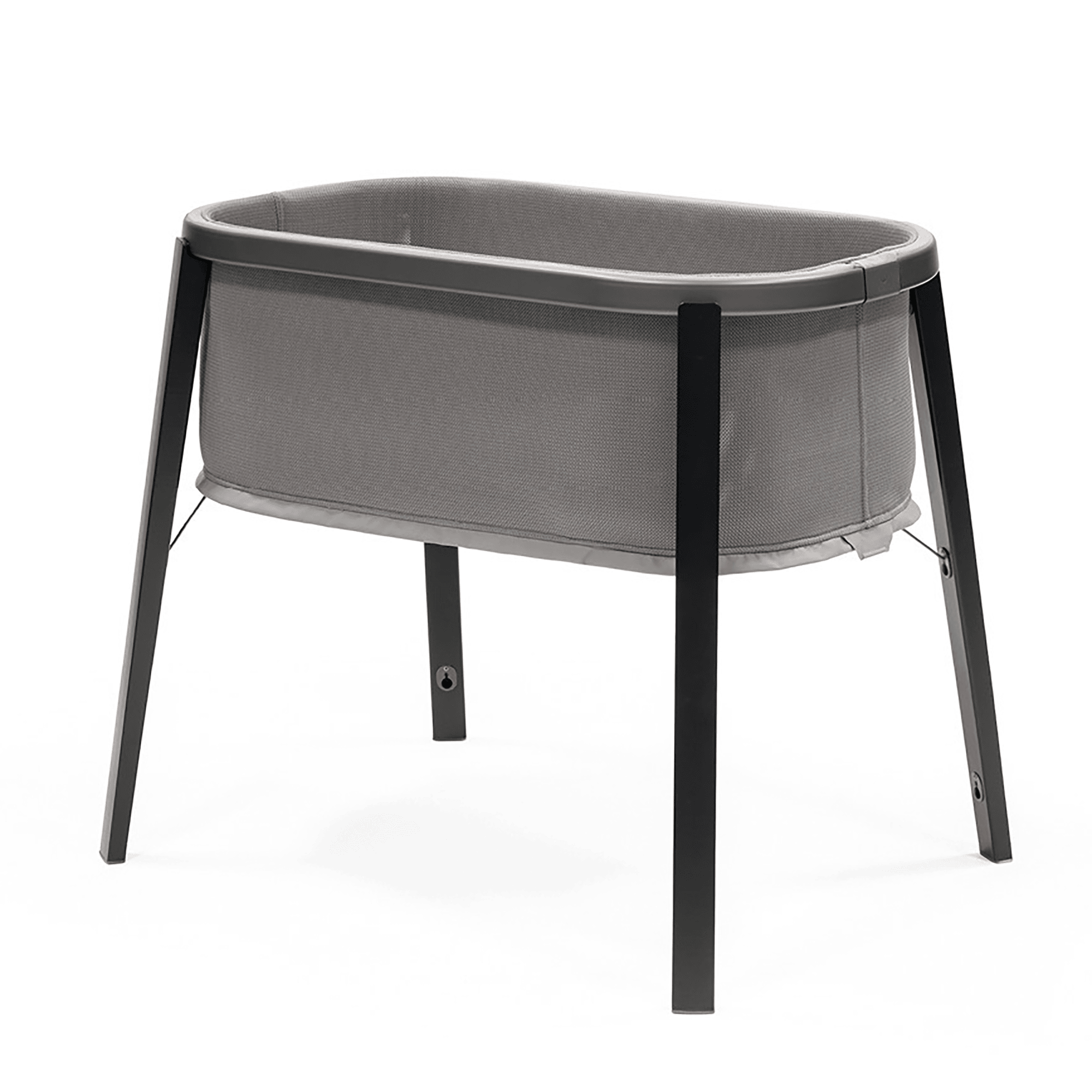 Beistellbetten, STOKKE, Grau – Besonderheit: inkl. fester & komfortabler Matratze