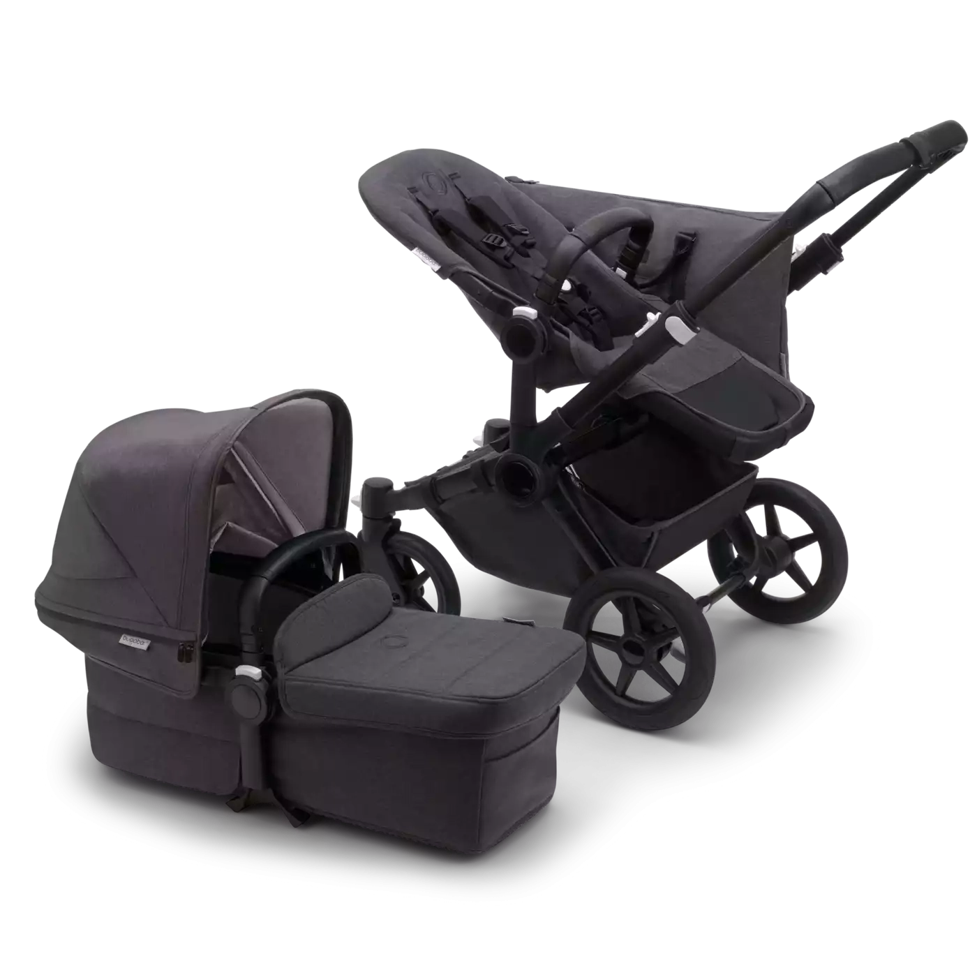 Kombi-Kinderwagen, bugaboo, Schwarz – Produktansicht