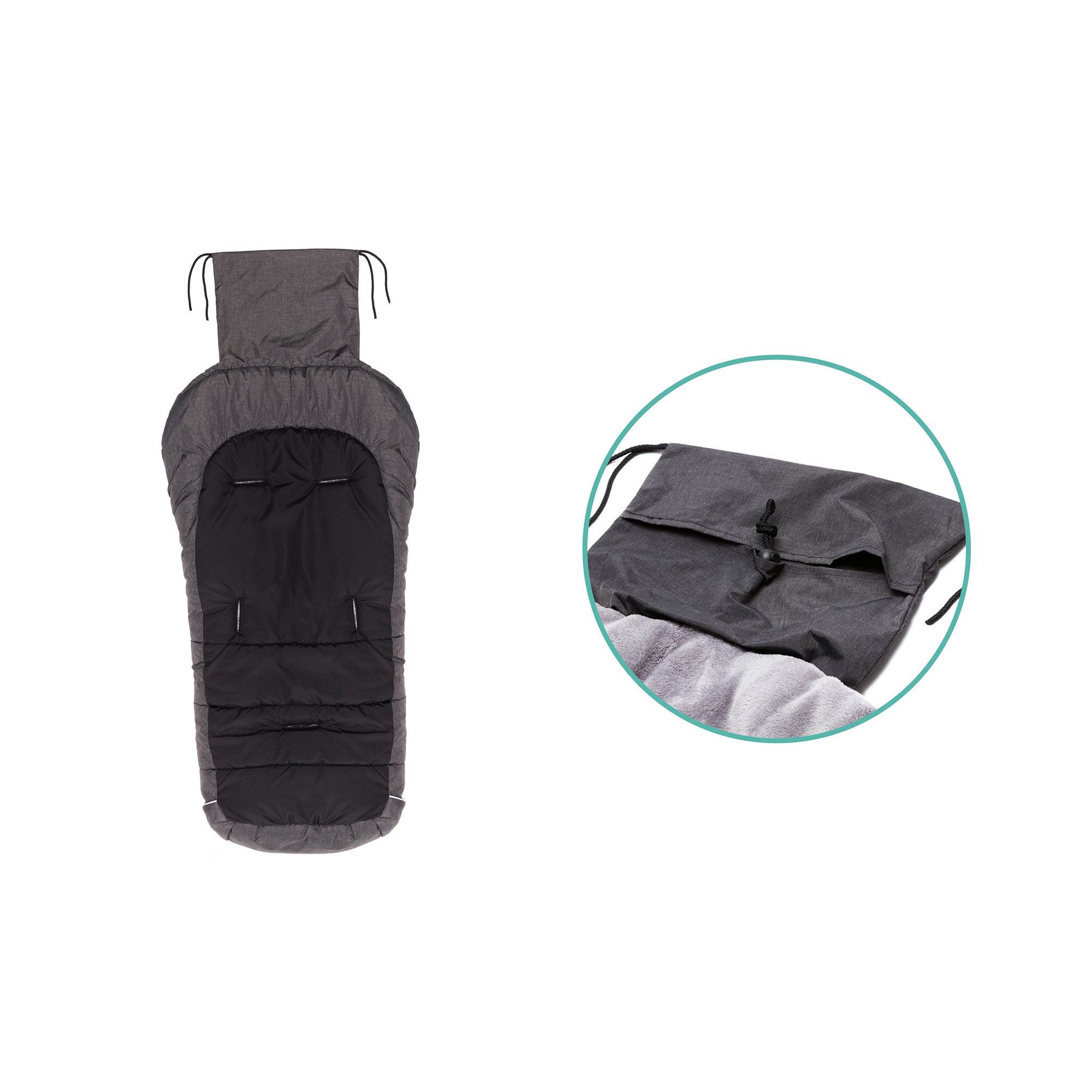 Fußsäcke & Decken, LITTLE ONE, Grau – Produktansicht