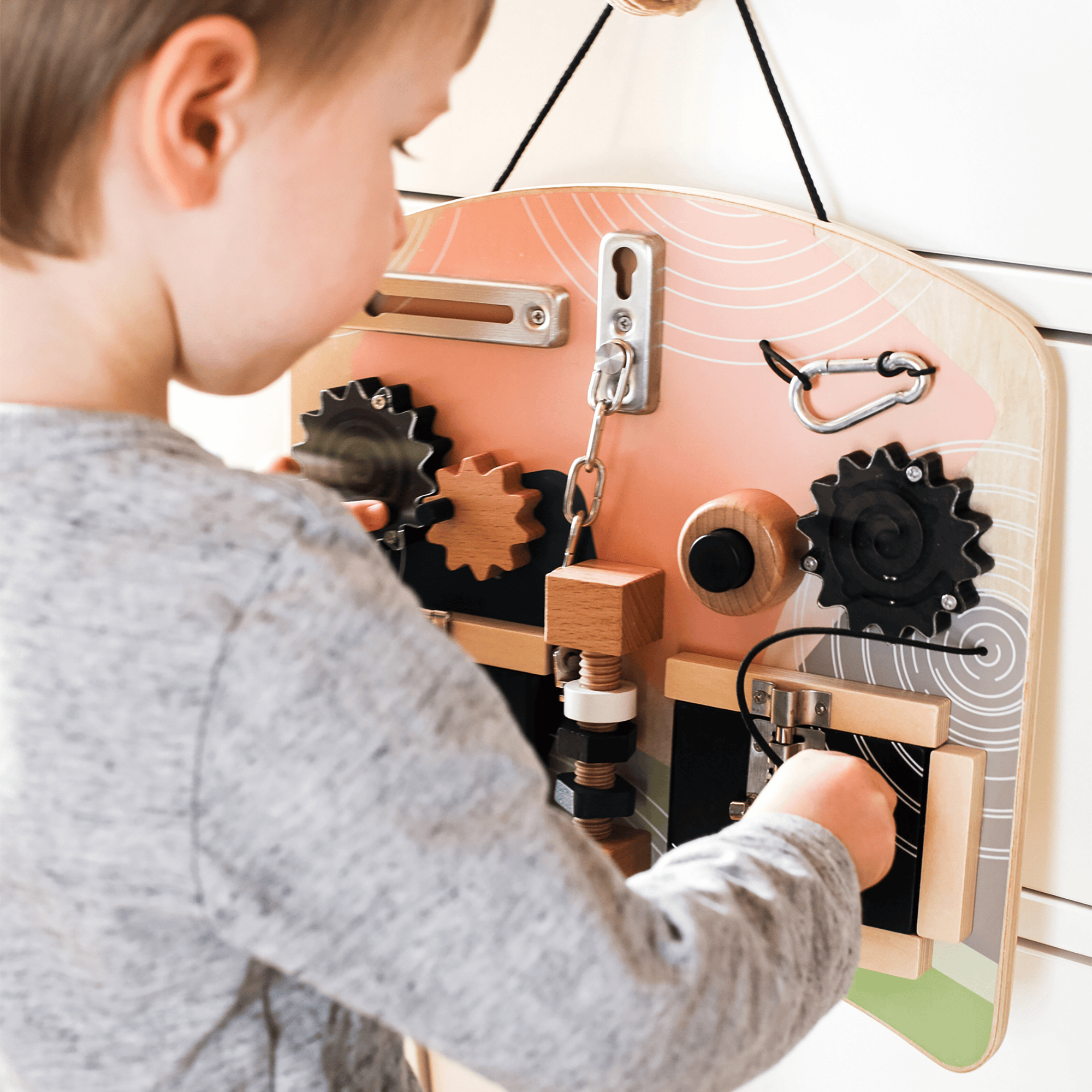 Motorikwürfel, small foot, Mehrfarbig – Produktansicht