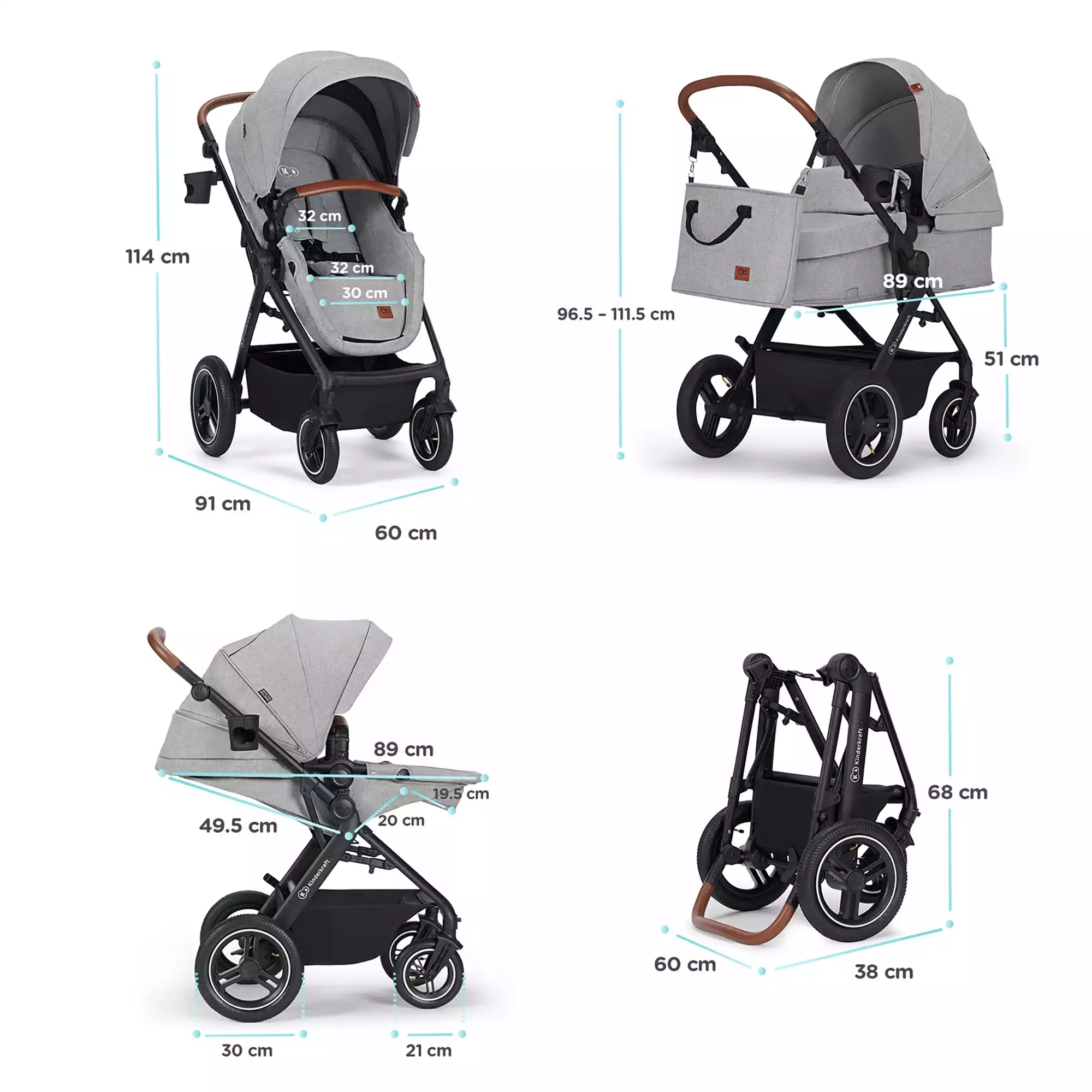 Kinderwagen Komplettsets, Kinderkraft – Produktansicht