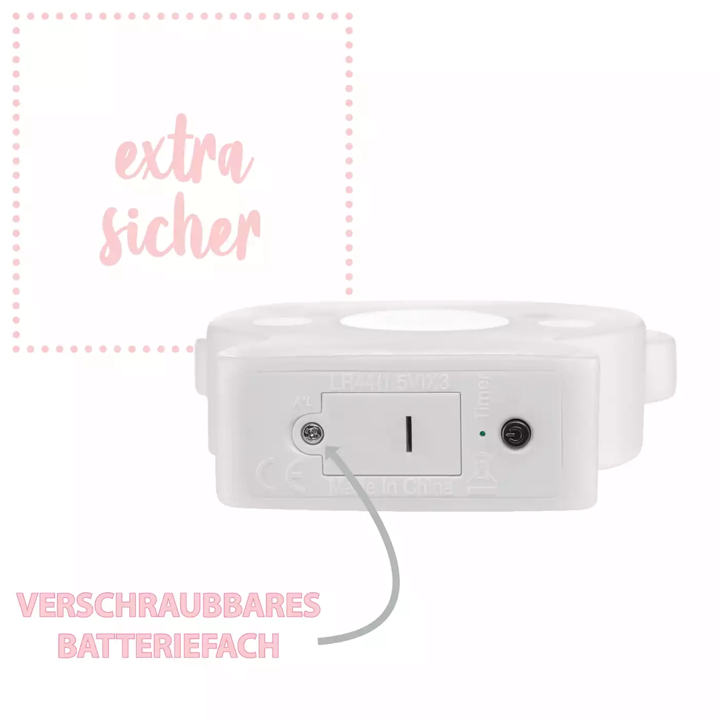 Nachtlichter, lumilu, Weiß – Produktansicht