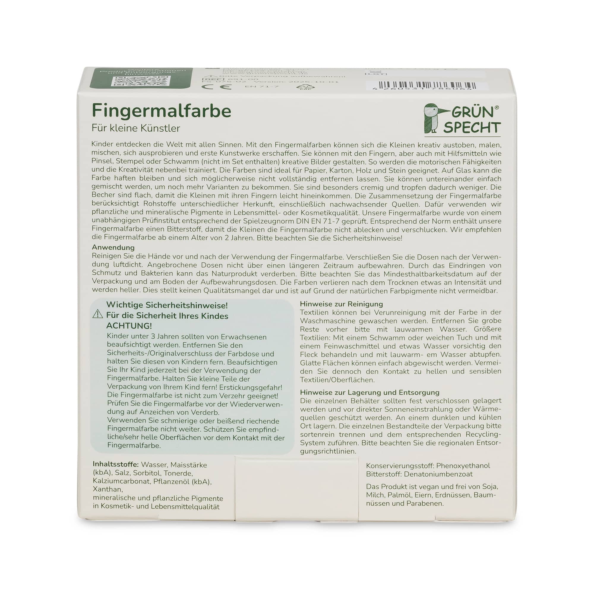 Malen & Kneten, GRÜNSPECHT, Mehrfarbig – Produktansicht