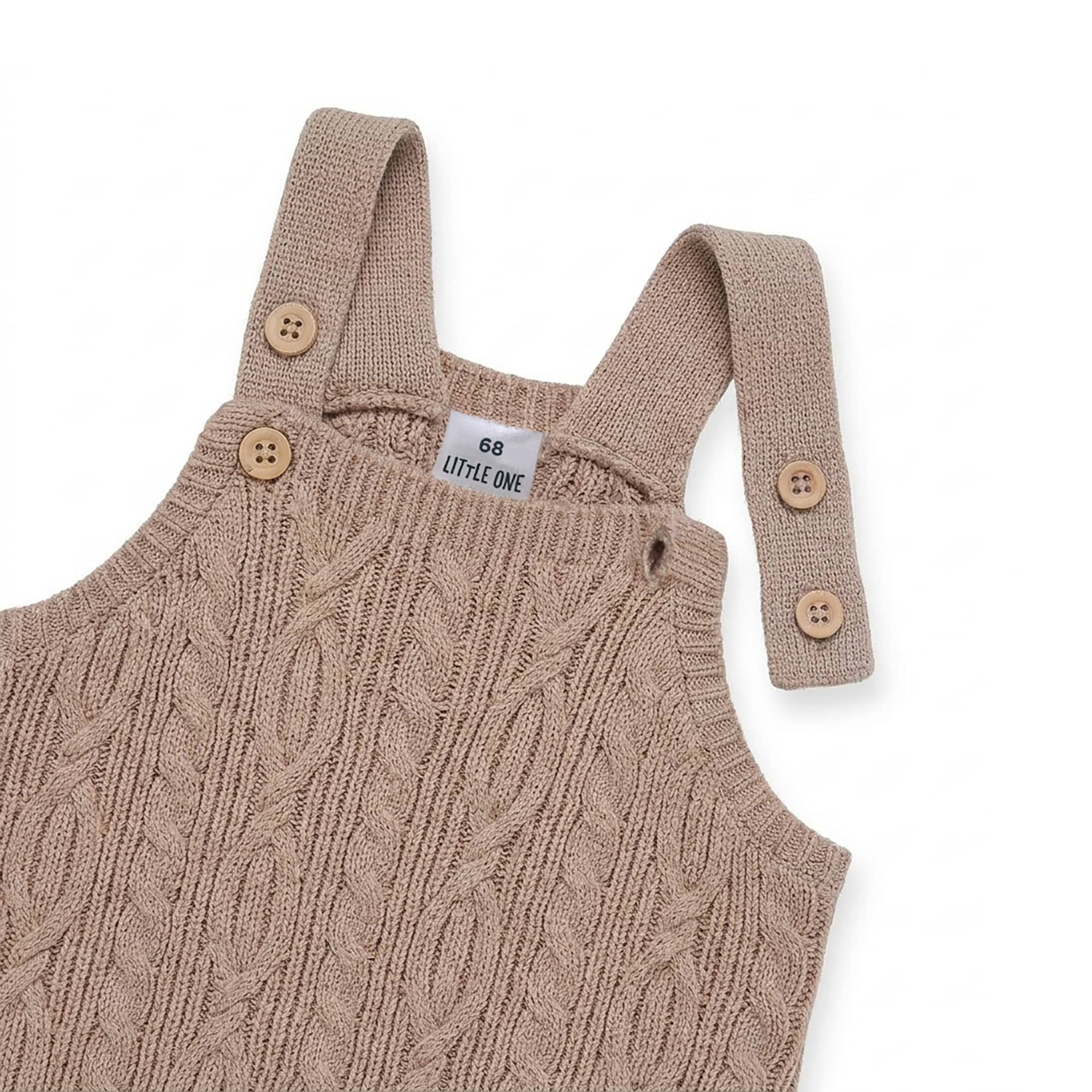 Latzhosen, LITTLE ONE, Beige – Produktansicht