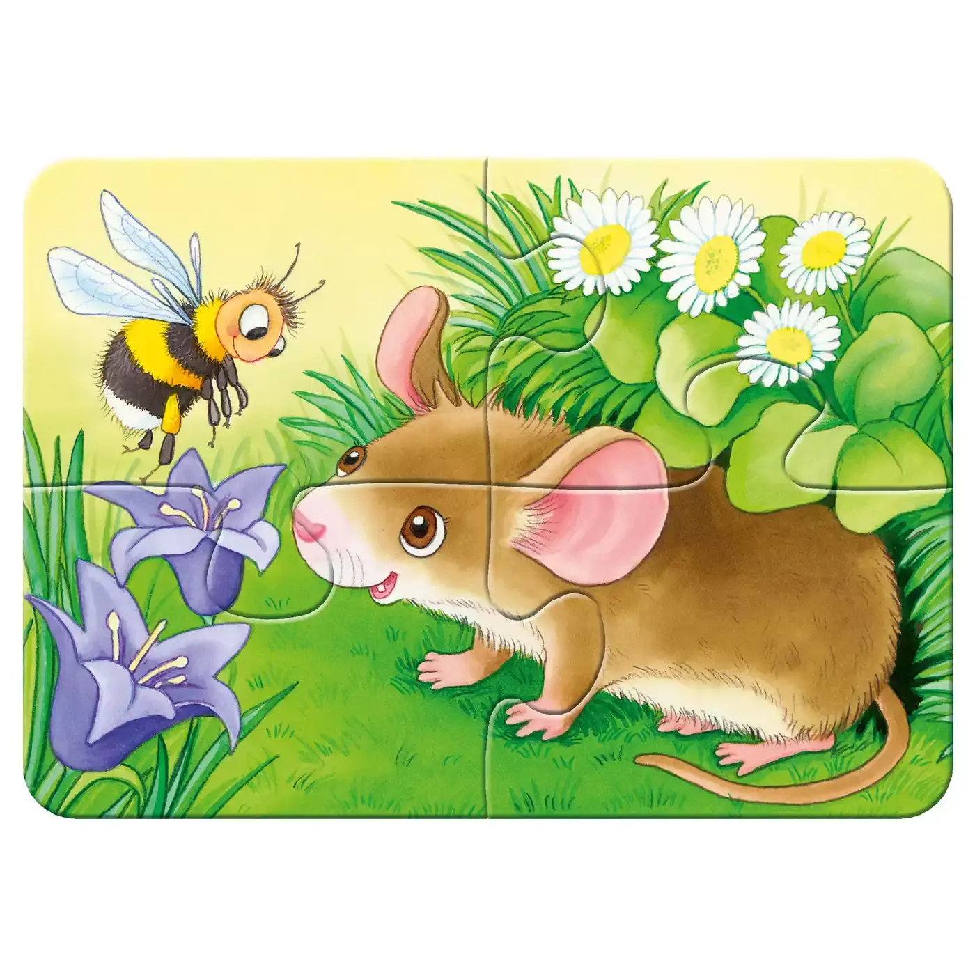 Kinderpuzzle Süße Gartenbewohner Ravensburger Grün 2000578034702 1