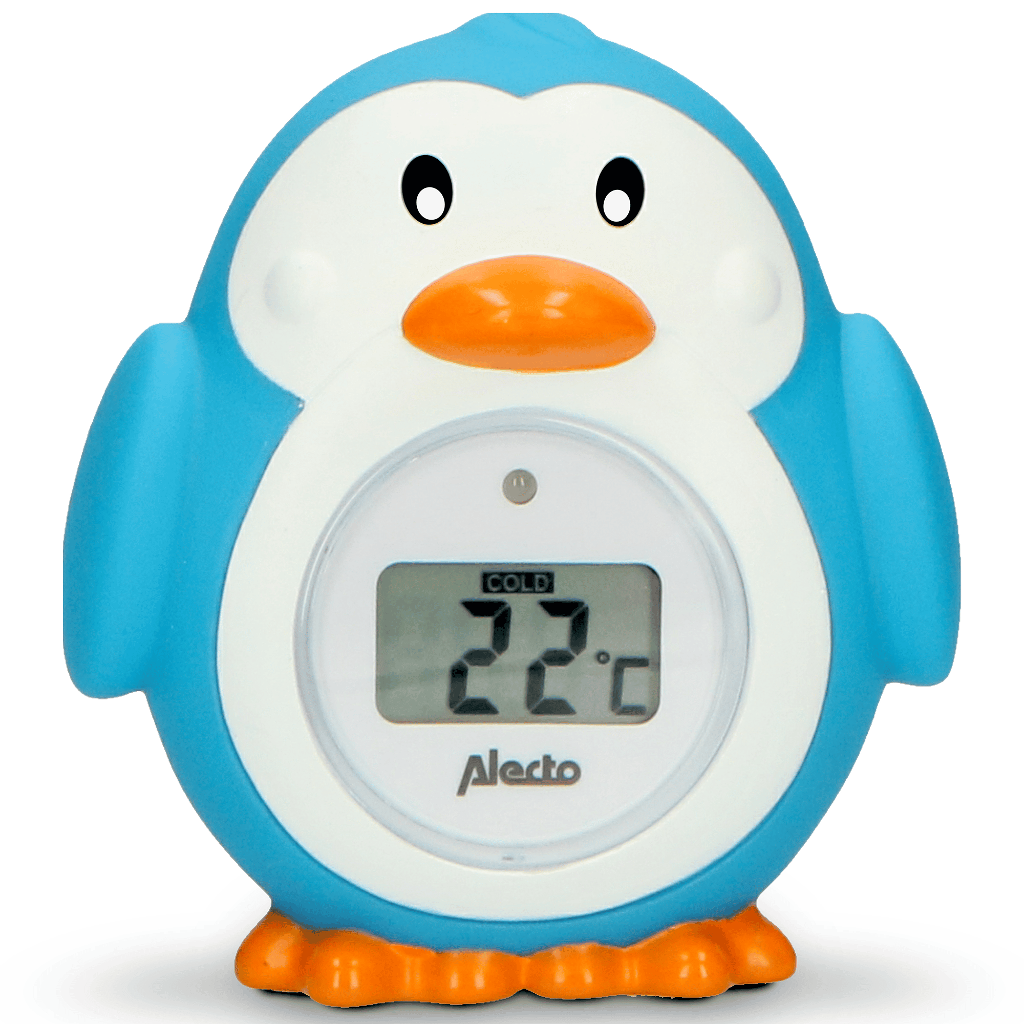 Raum- und Badethermometer Pinguin BC-11 Alecto baby Blau 2000583325000 1