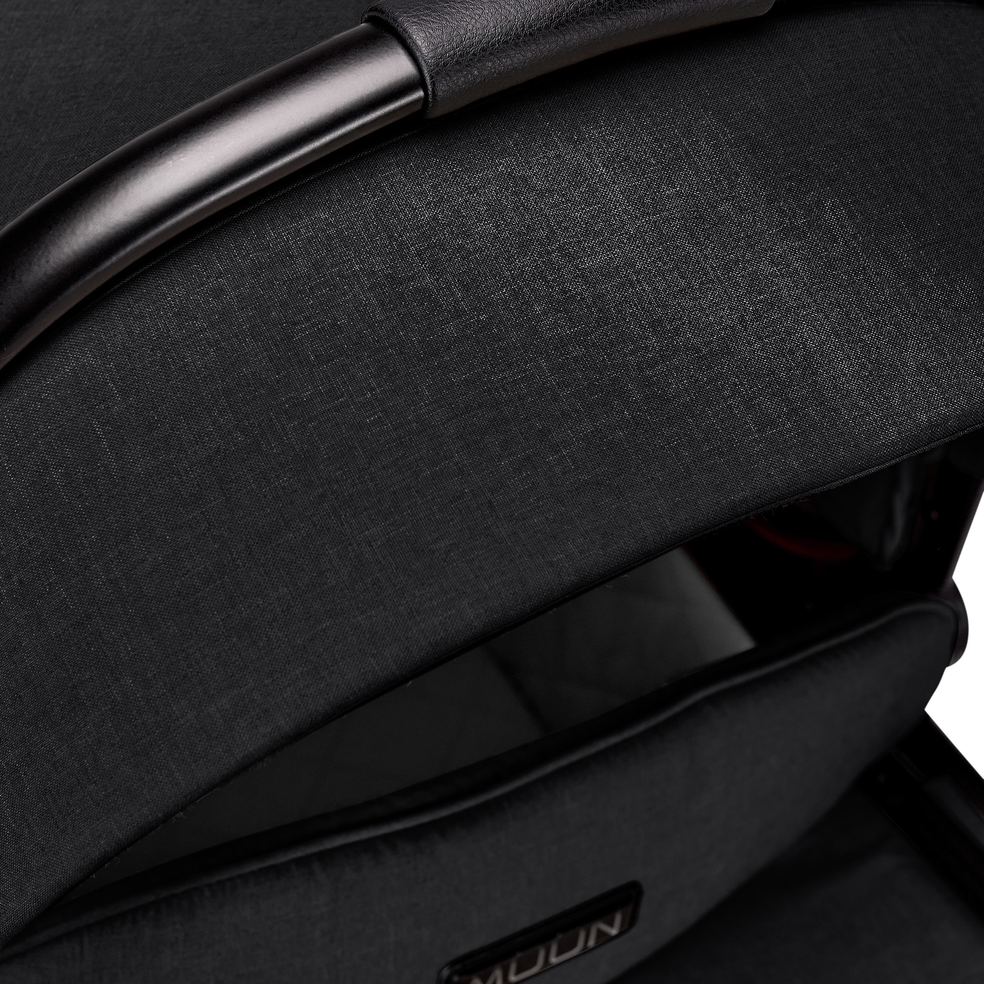 Kombi-Kinderwagen, MOON, Schwarz – Produktansicht