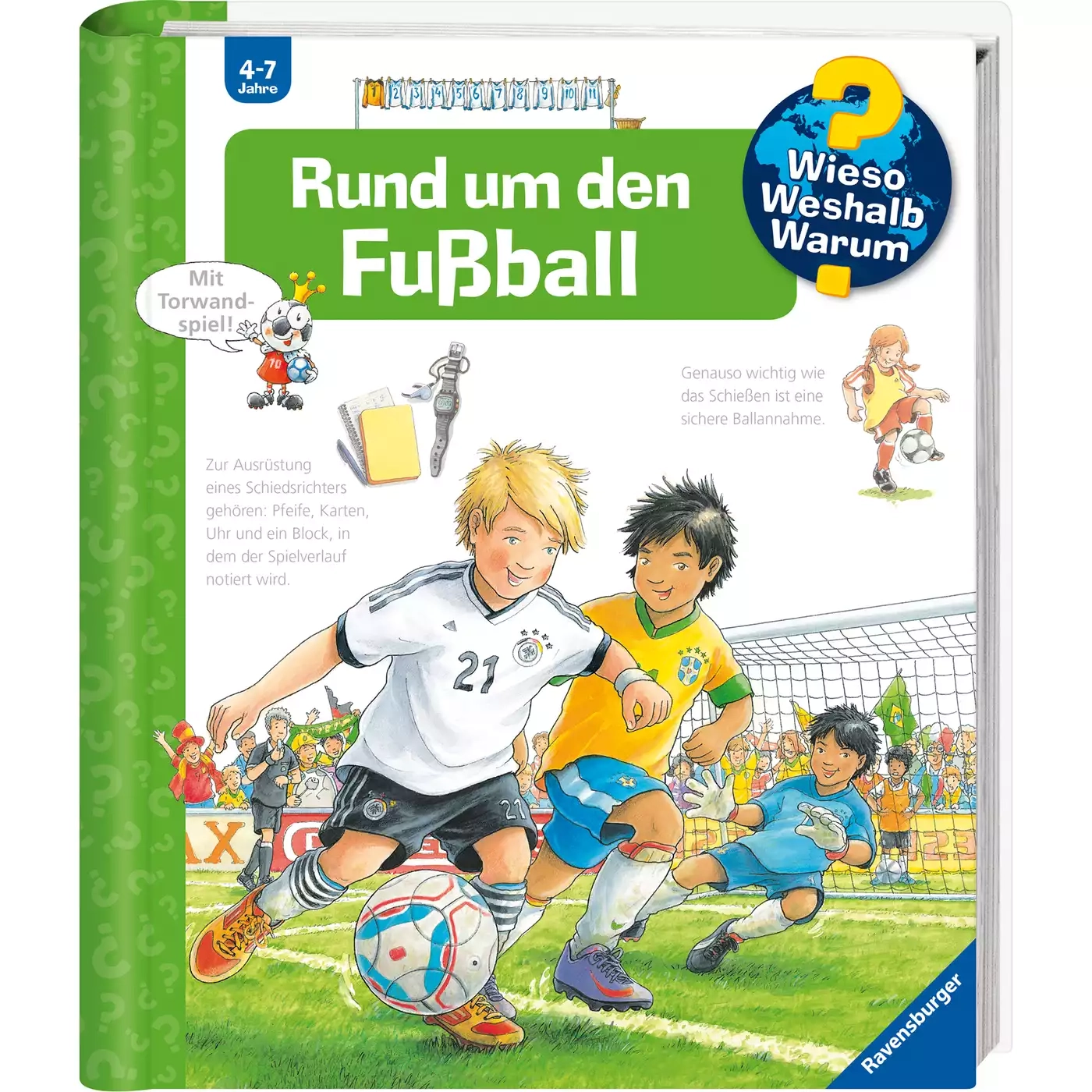 Kindersachbücher, Ravensburger, Weiß – Besonderheit: Spielspaß für die Halbzeitpause