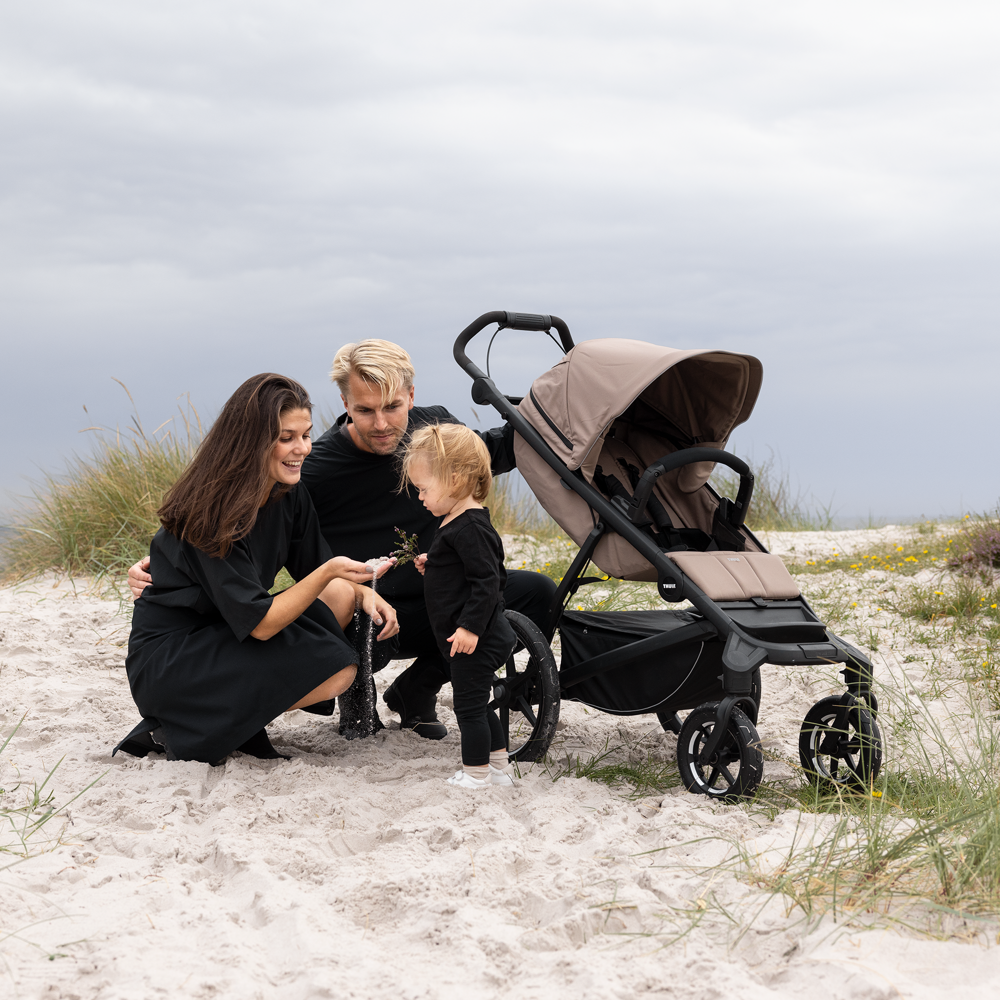 Kombi-Kinderwagen, THULE, Beige – Produktansicht