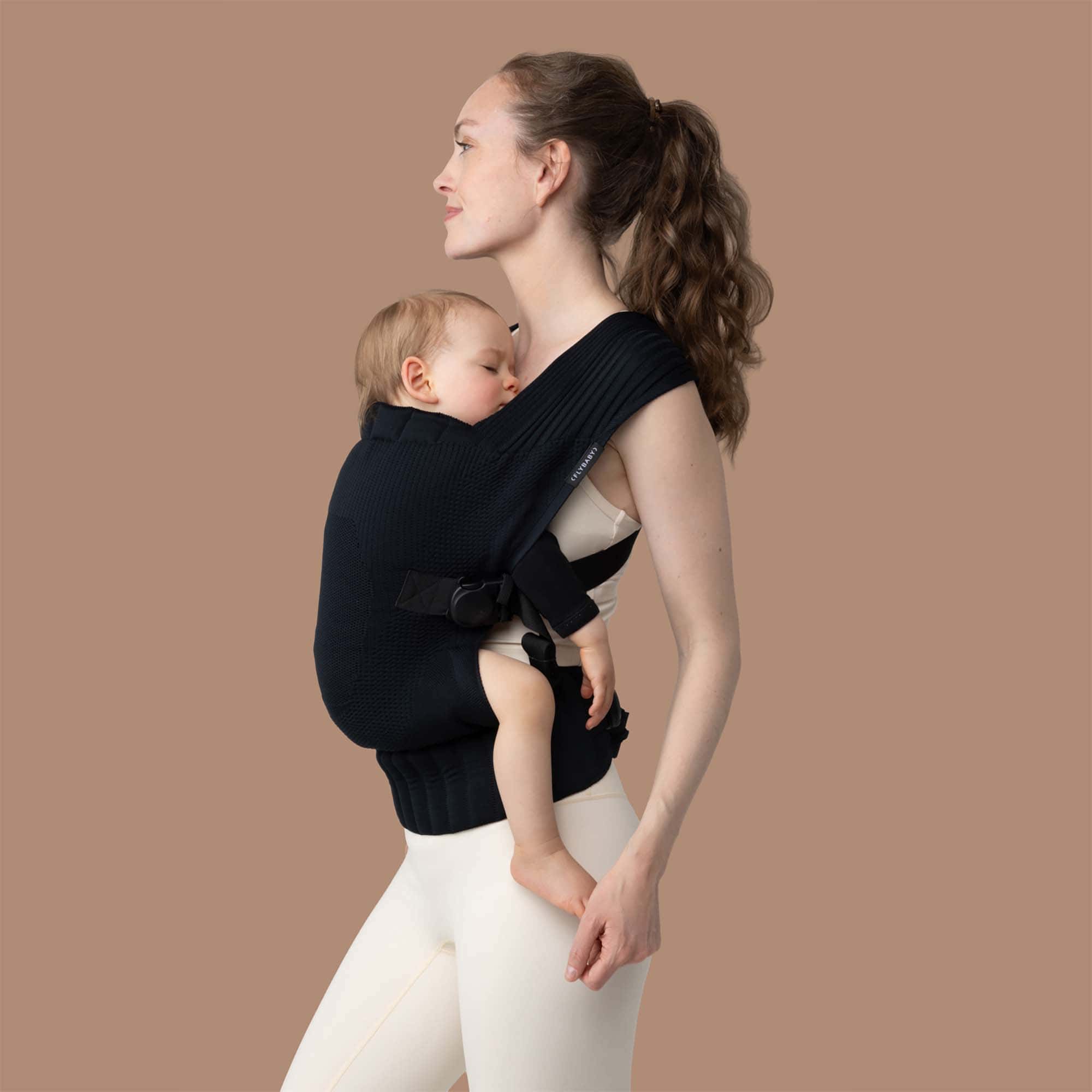 Babytragen, FLYBABY, Schwarz – Produktansicht