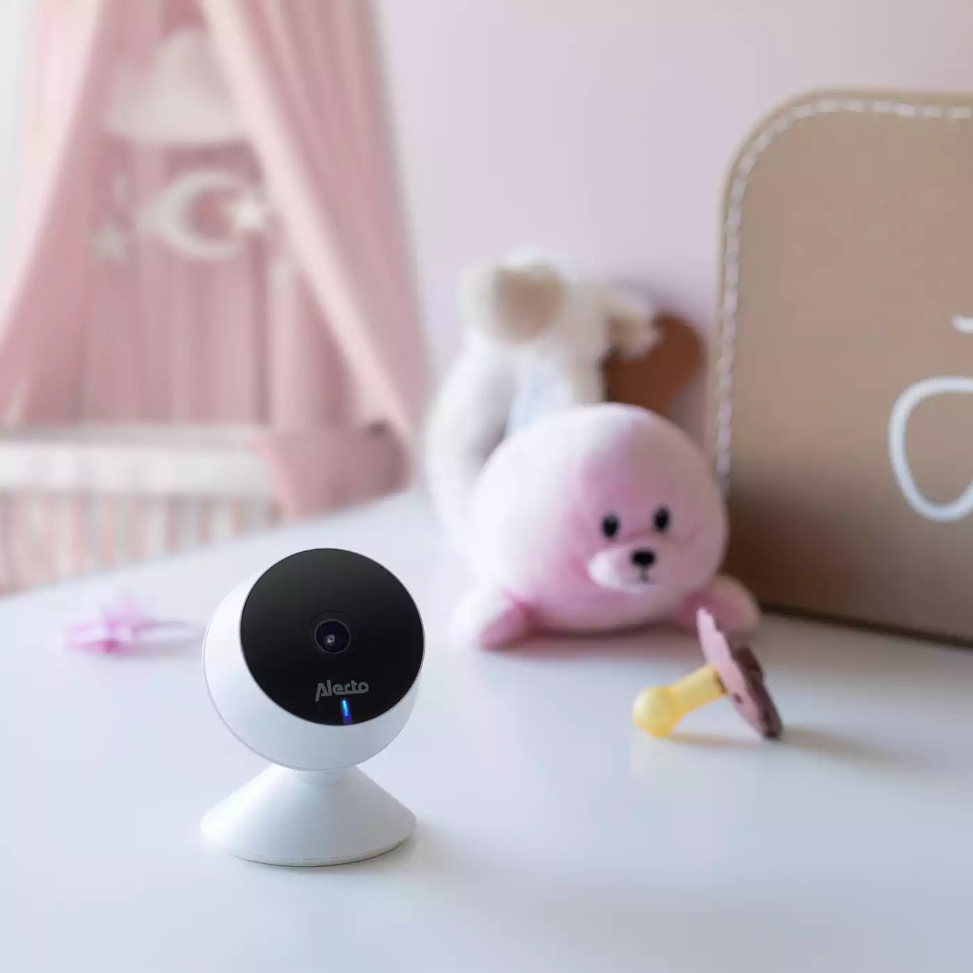 Video Babyphone, Alecto baby, Weiß – Produktansicht