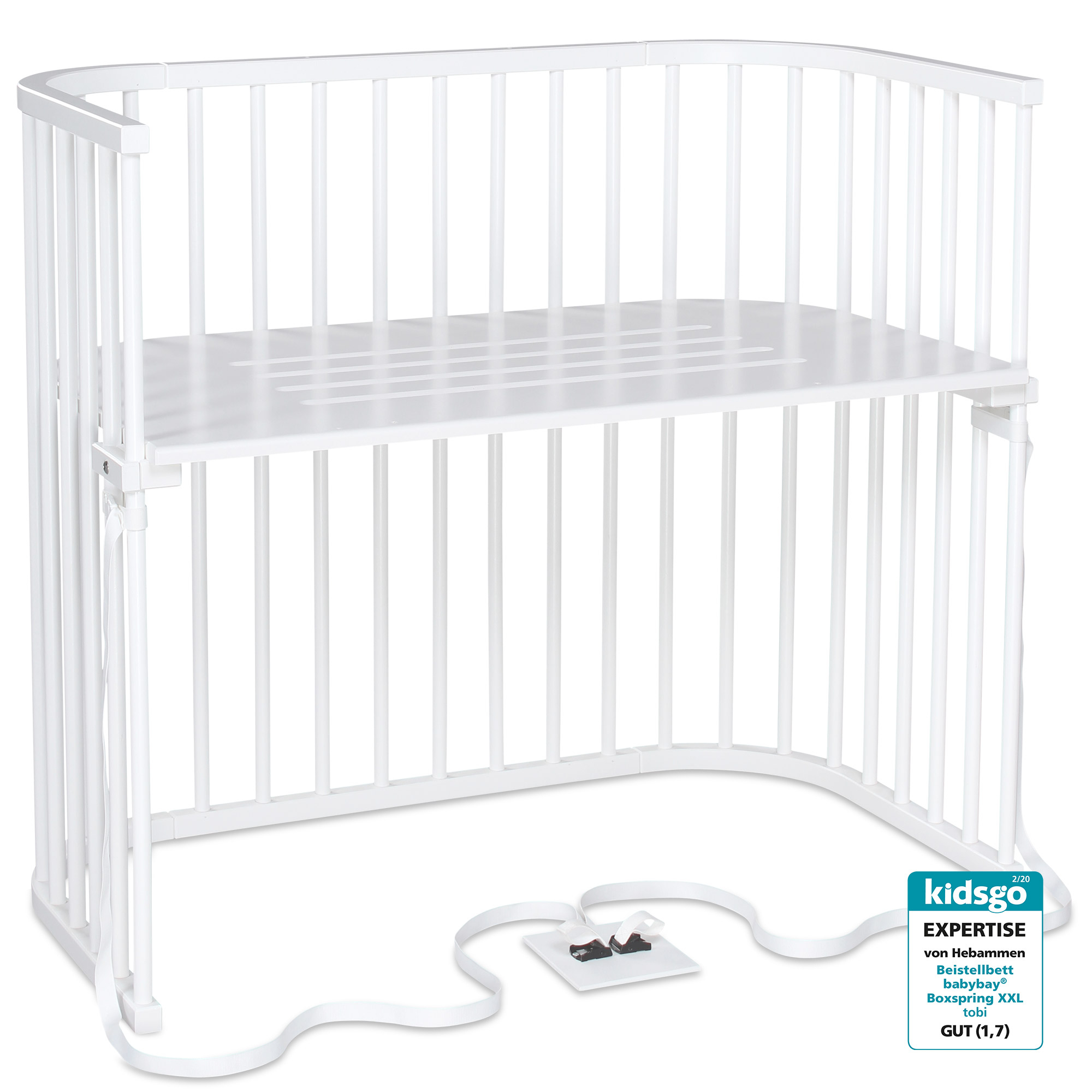 Beistellbetten, babybay, Weiß – Produktansicht